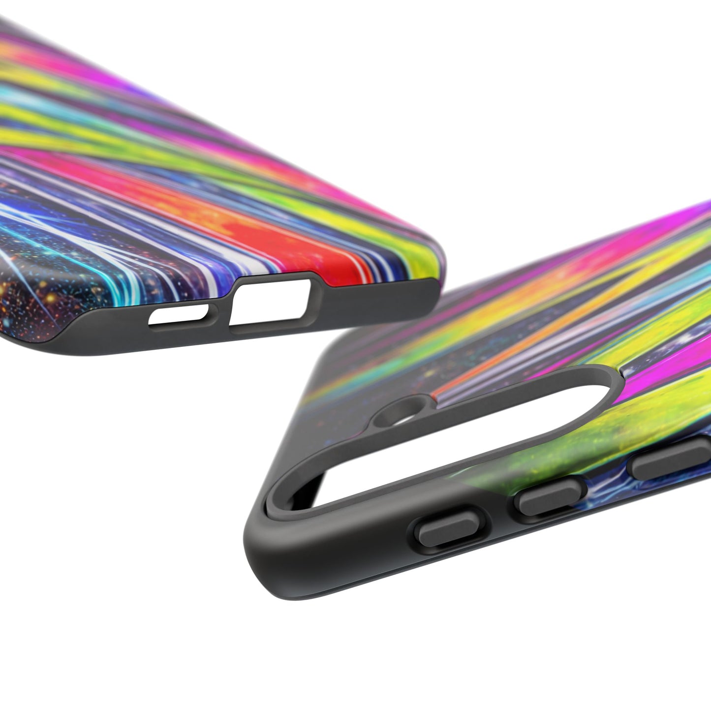 Neon Graffiti Phone Case | Tough Case, Vivid Abstract Street Art