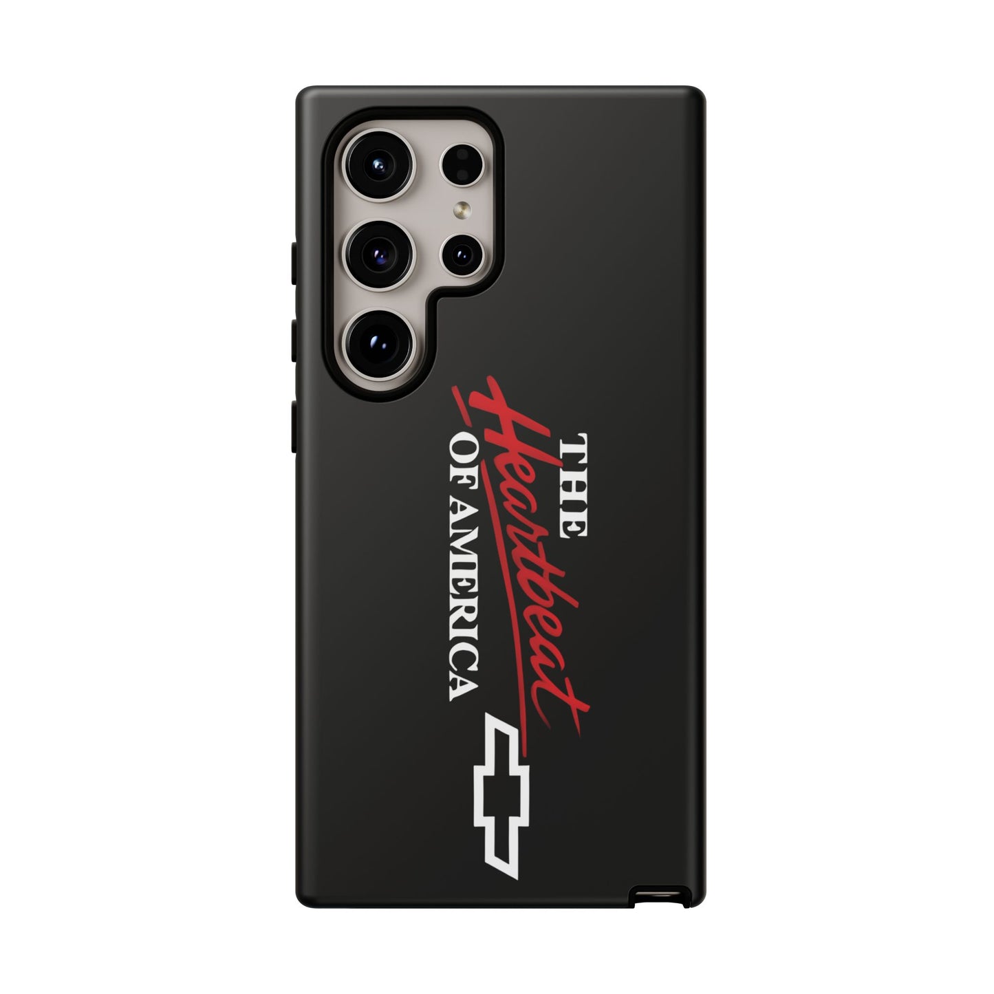 Chevy Phone Case, Tough Cases for Car Lovers, Vintage Style Cover, Heartbeat