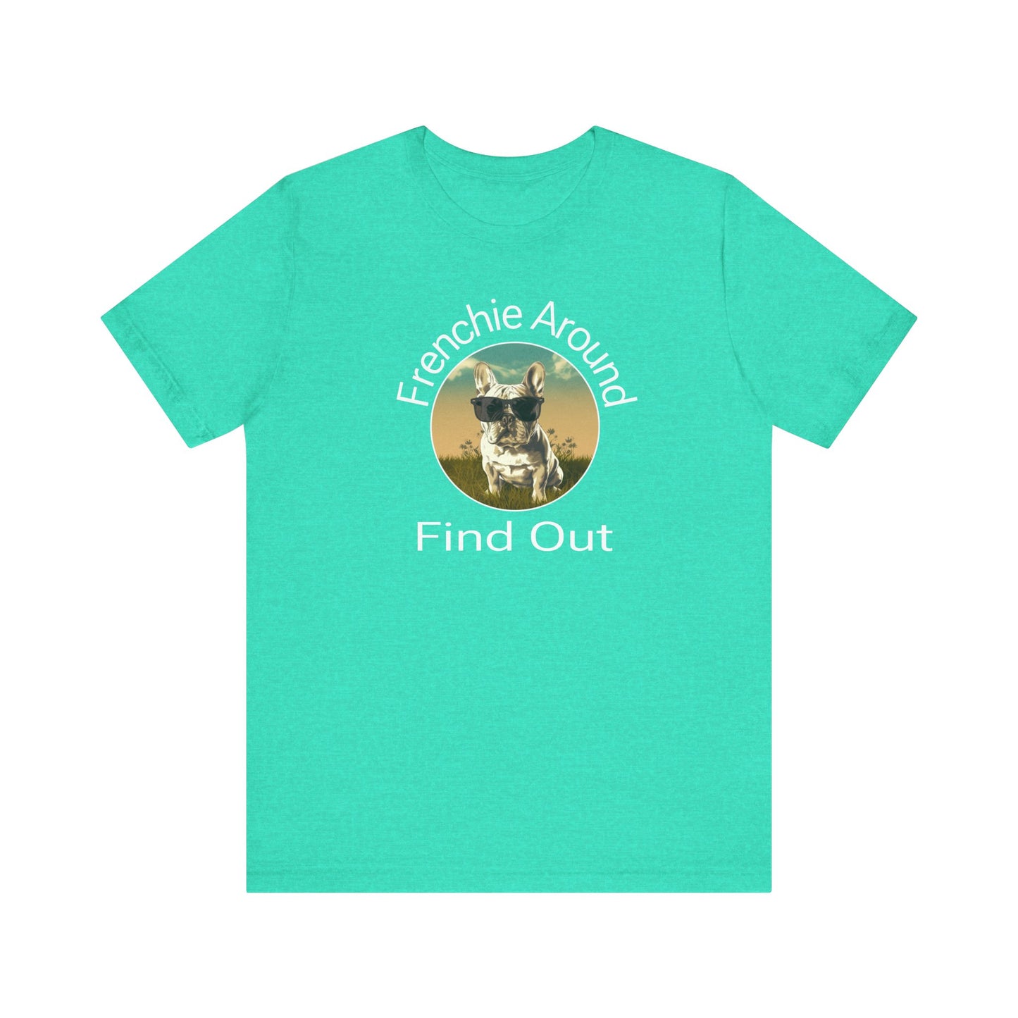French Bulldog Unisex Tee, Dog Lover Shirt, Animal Graphic Tee, Short Sleeve