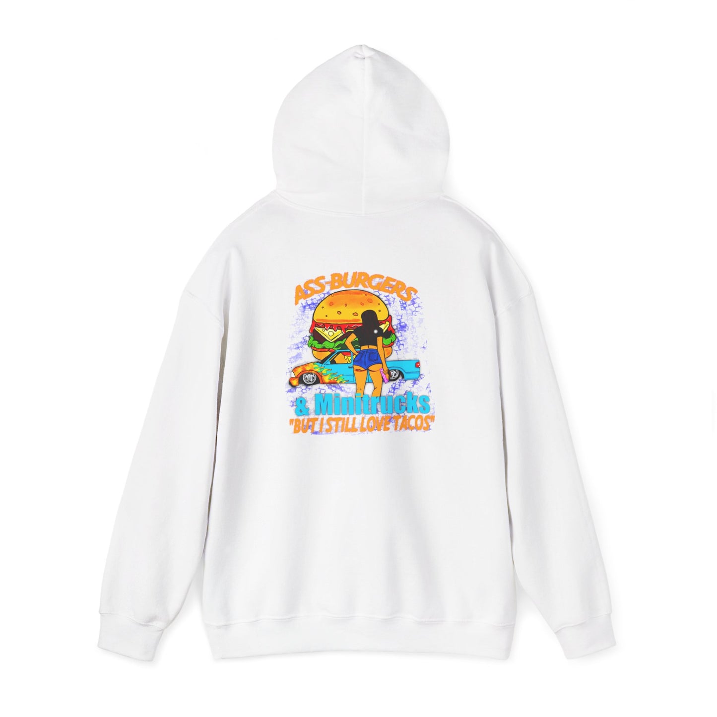 Minitrucks and Tacos Hoodie — Vintage Truck Graphic Sweatshirt