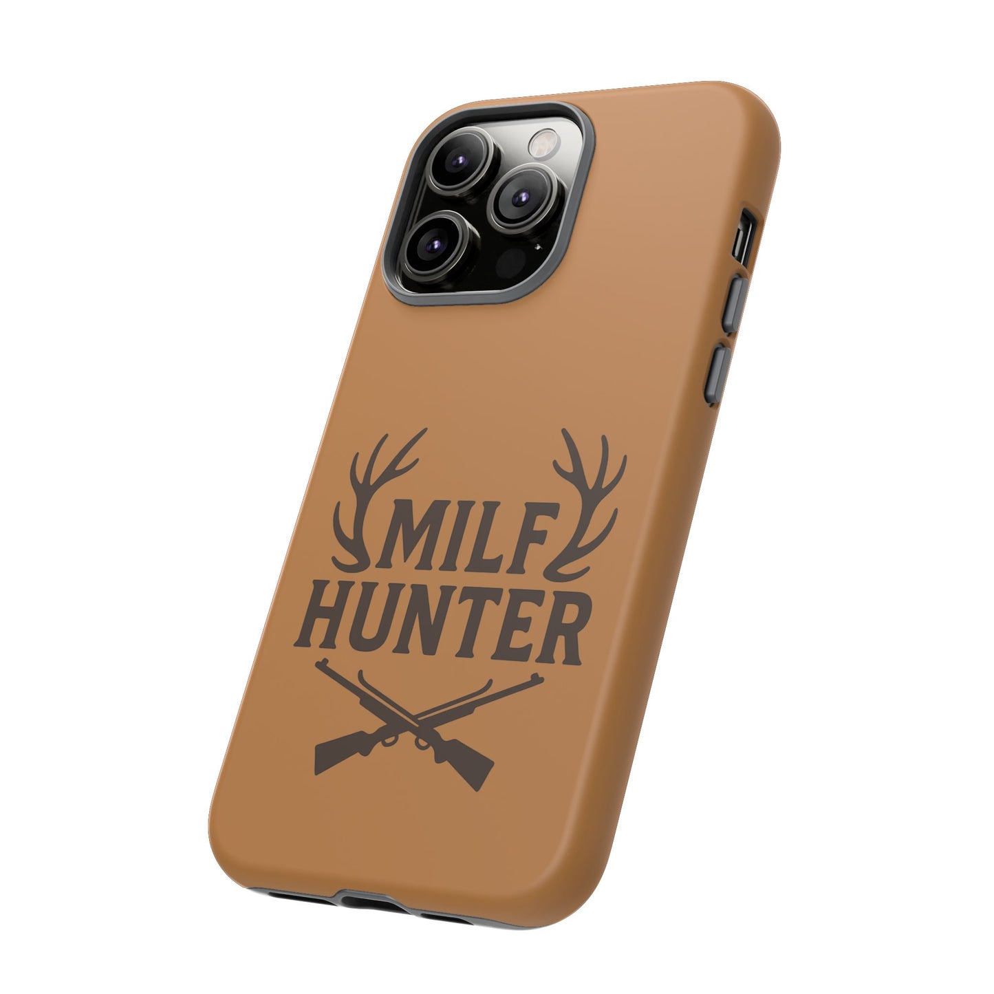 Phone Case, Funny Milf Hunter Design for Tough Cases, Rugged Protective Cover,
