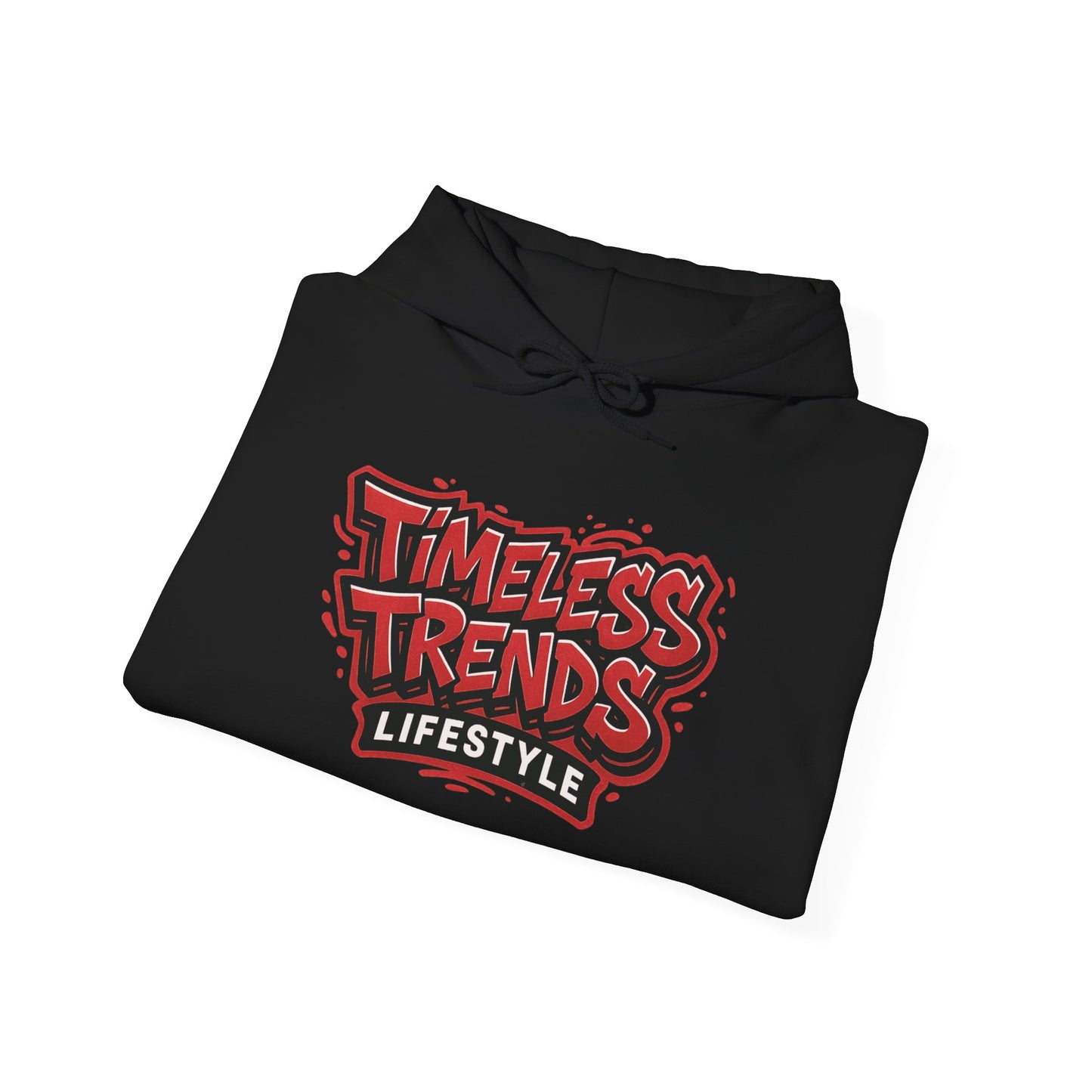 Timeless Trends Lifestyle Hoodie — Retro Streetwear Logo Pullover