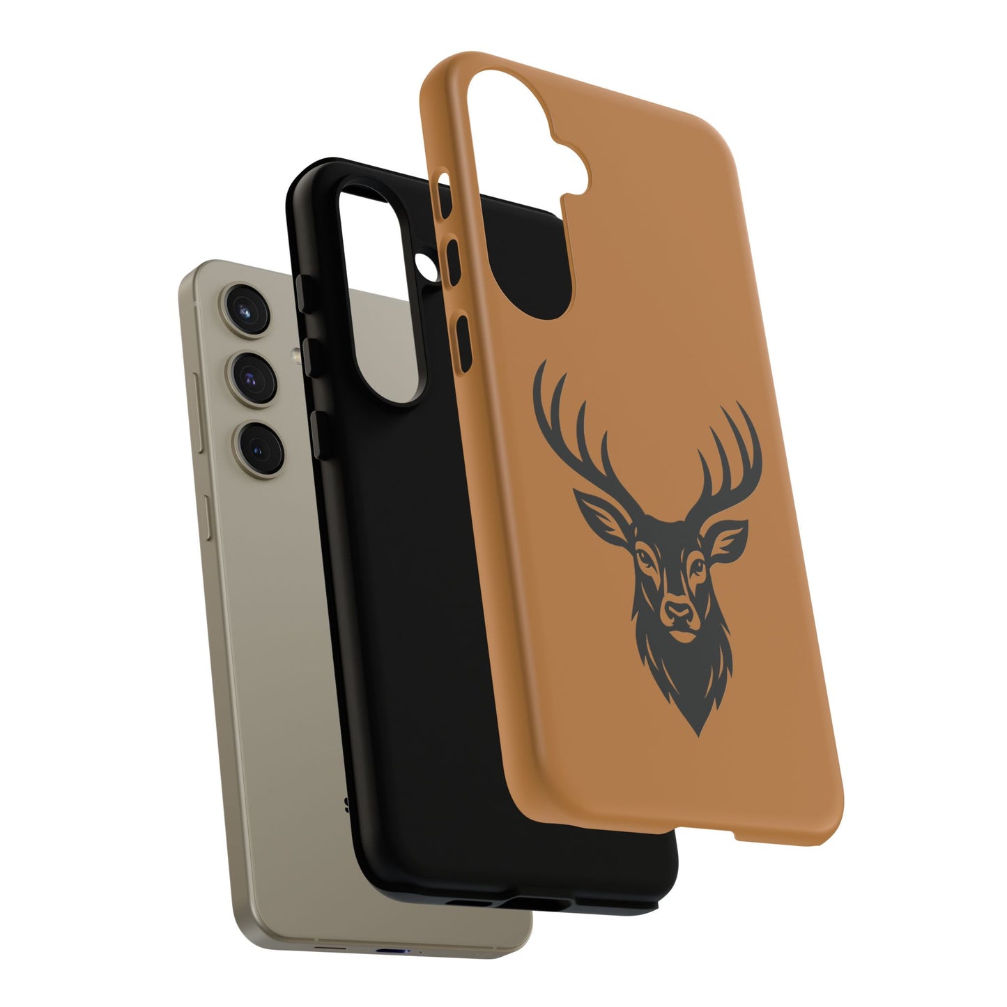 Phone Cases, Deer Buck with Antlers Wildlife Nature Design, Animal Lover Gift,