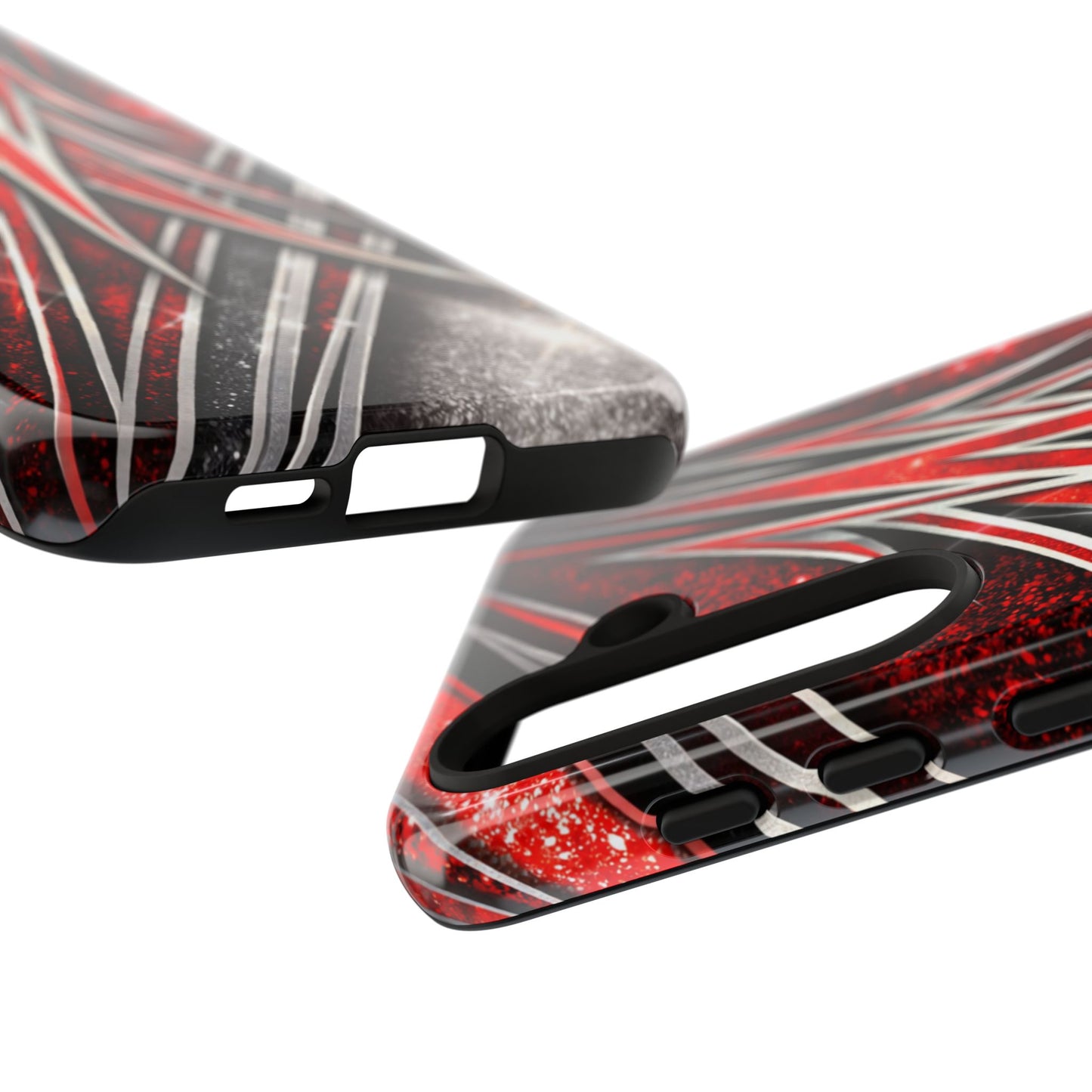 Mini Truck Inspired Pinstripe Graphic Heavy Duty Phone Case