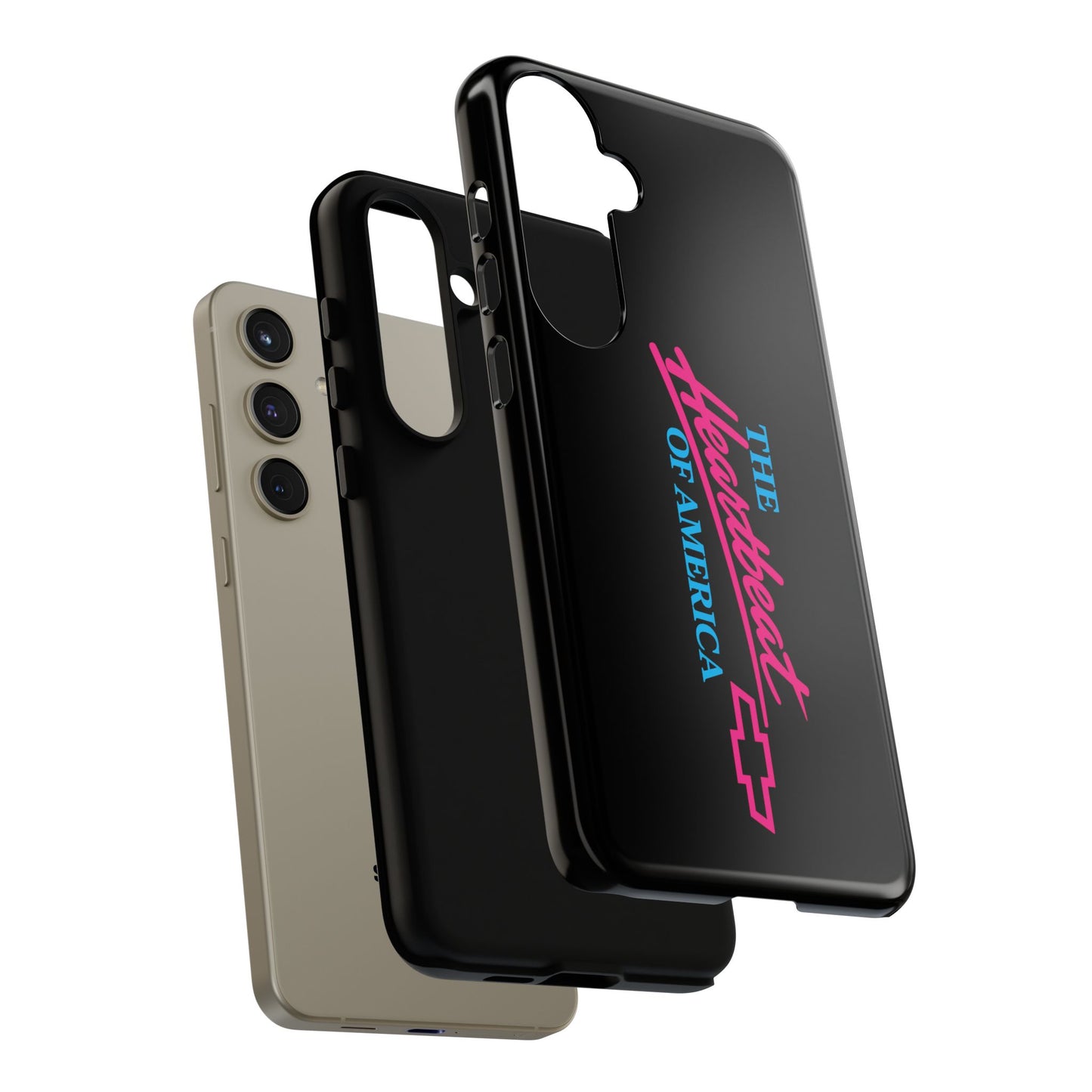Phone Case — “The Heartbeat of America” Retro Chevy Logo, Slim Protective Cover