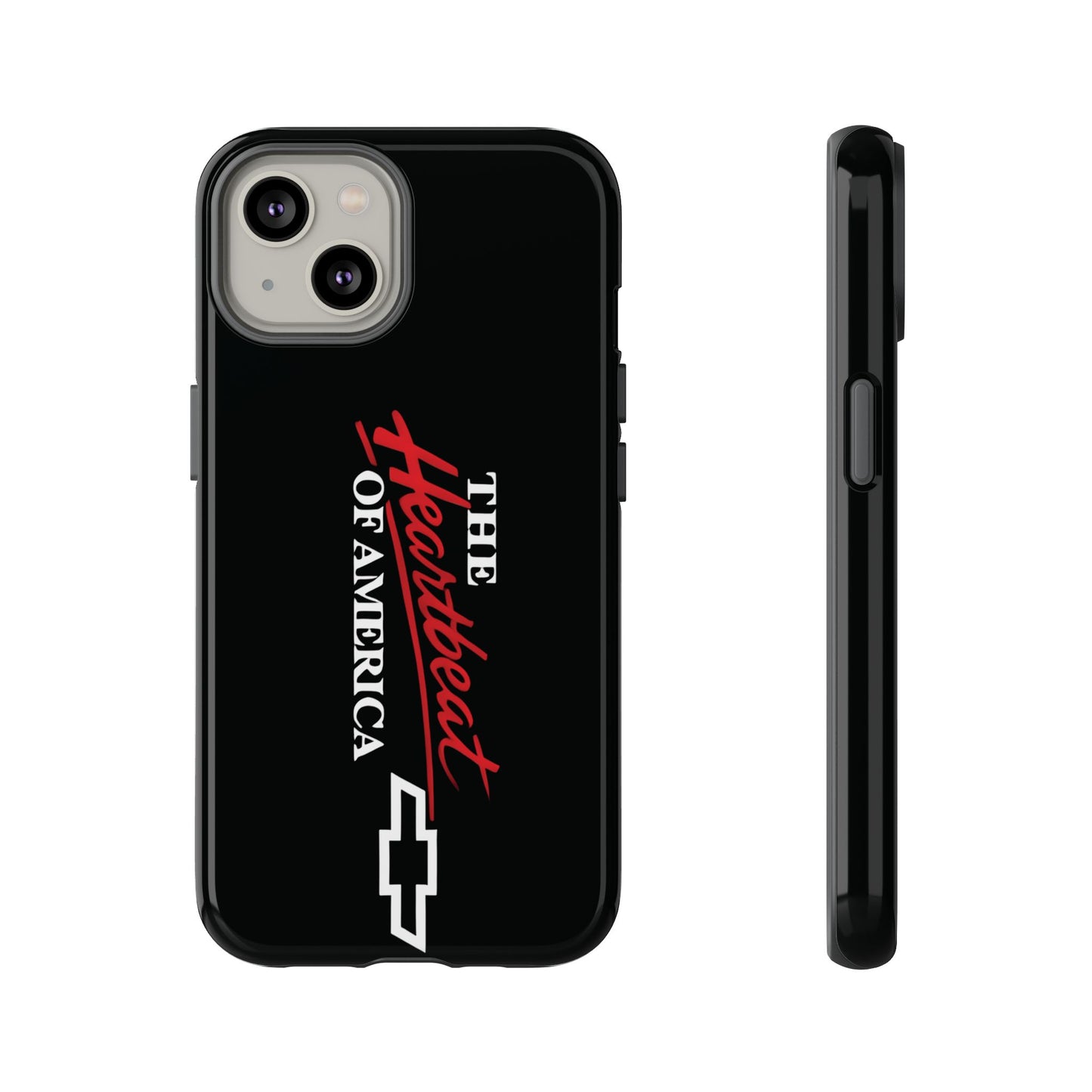 Chevy Phone Case, Tough Cases for Car Lovers, Vintage Style Cover, Heartbeat