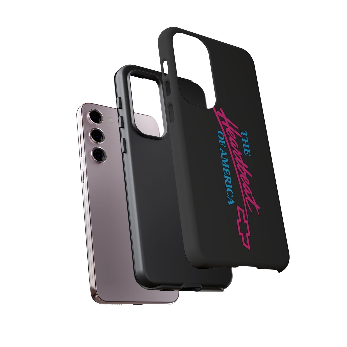 Phone Case — “The Heartbeat of America” Retro Chevy Logo, Slim Protective Cover