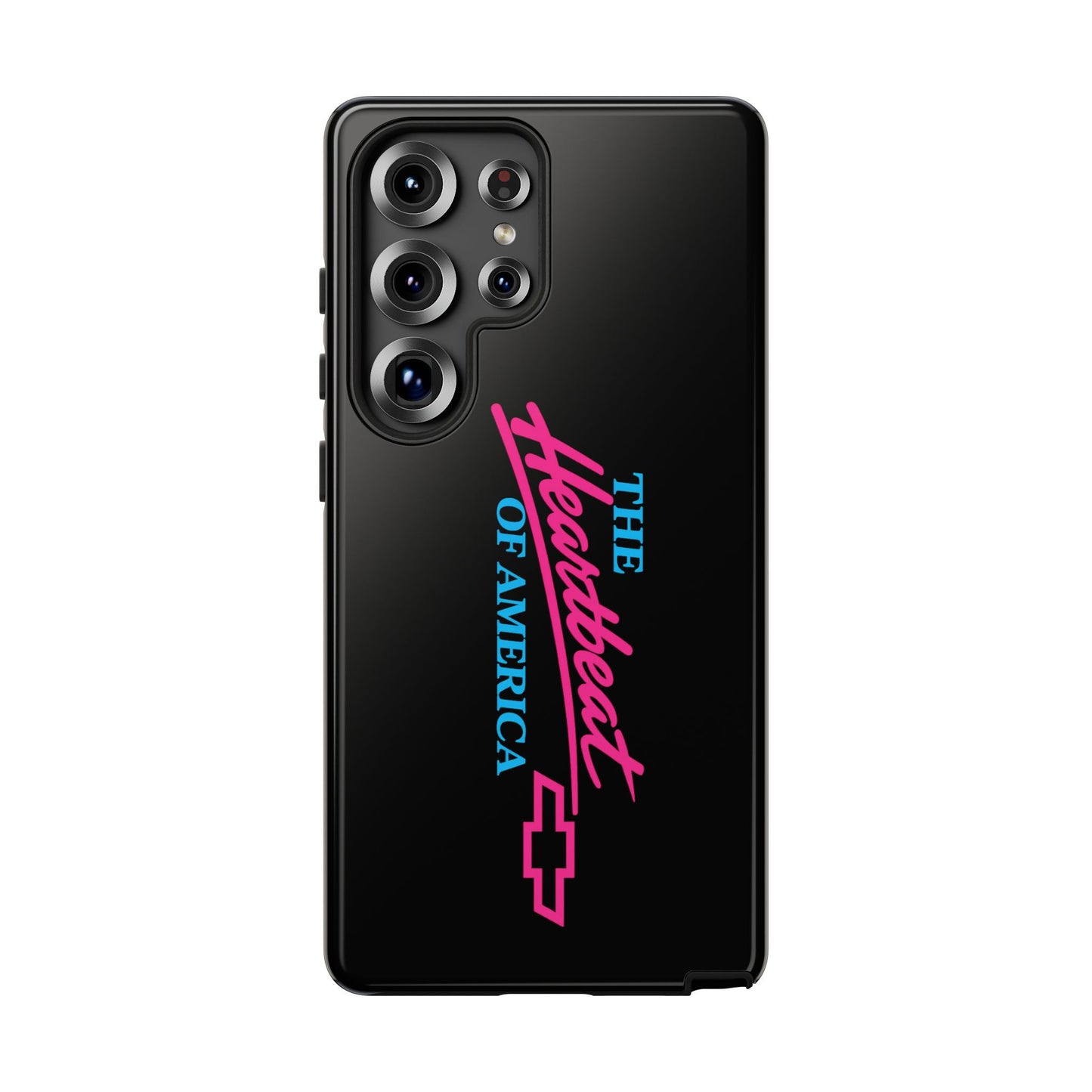 Phone Case — “The Heartbeat of America” Retro Chevy Logo, Slim Protective Cover
