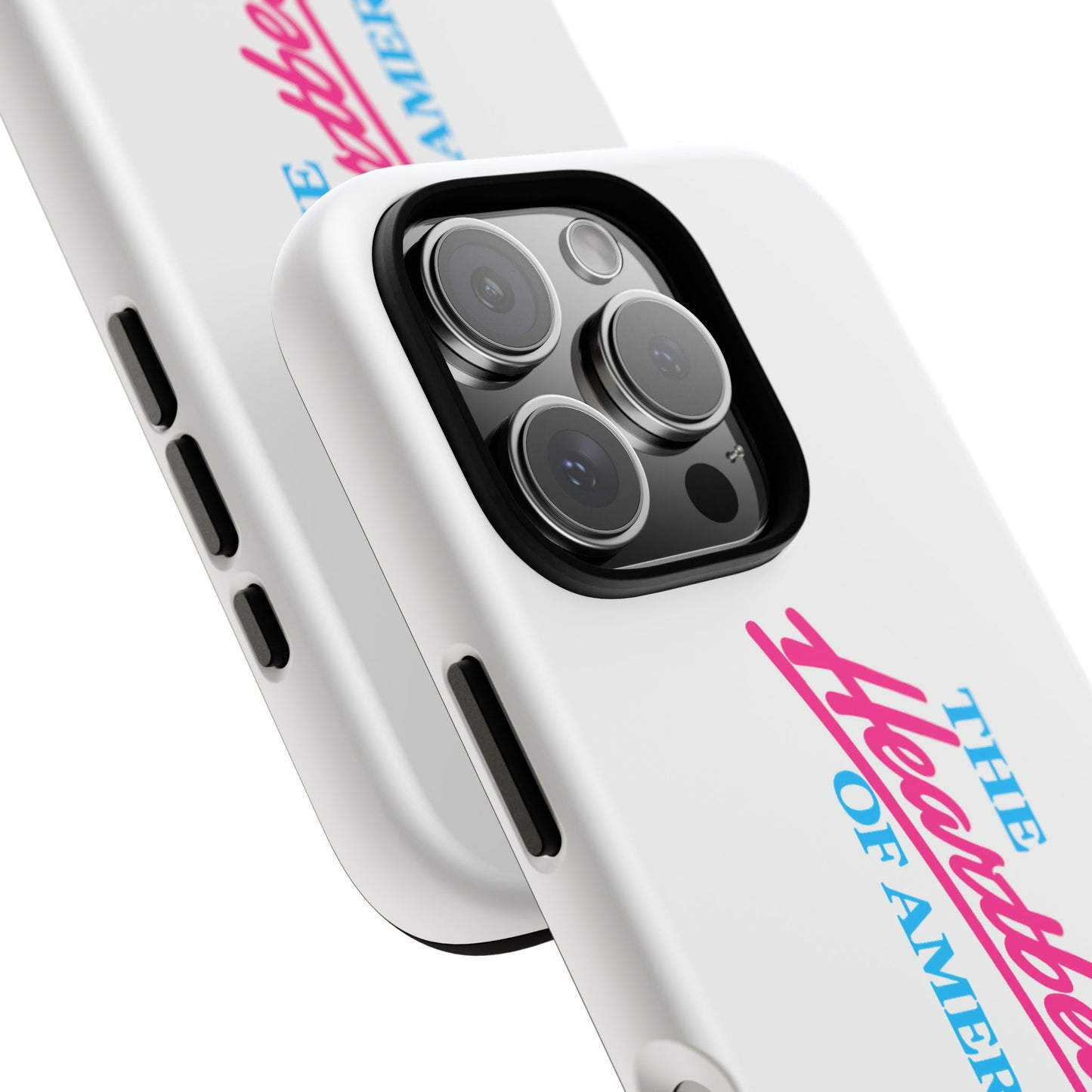 White  “The Heartbeat of America” Retro Chevy Logo, Slim Protective Cover