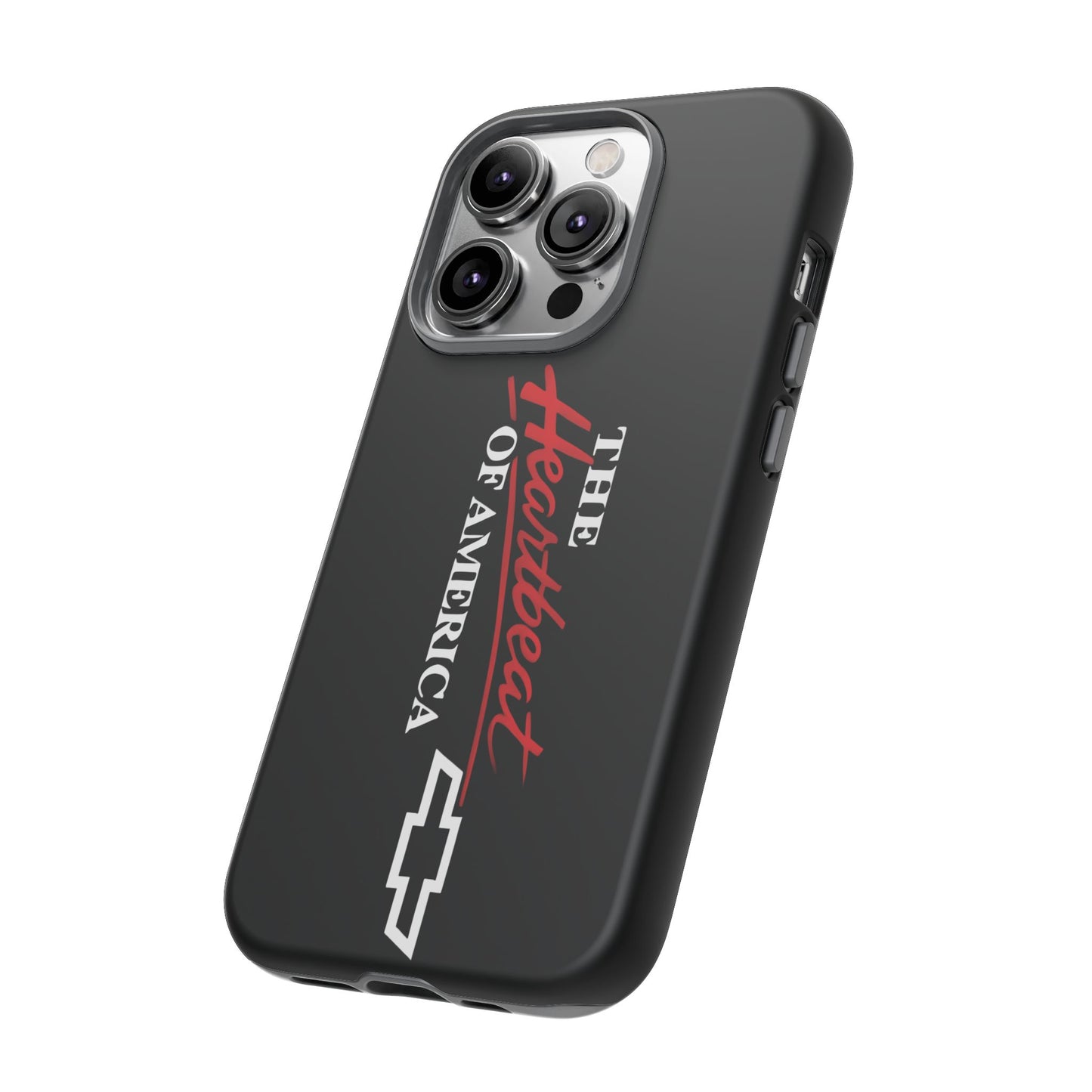 Chevy Phone Case, Tough Cases for Car Lovers, Vintage Style Cover, Heartbeat