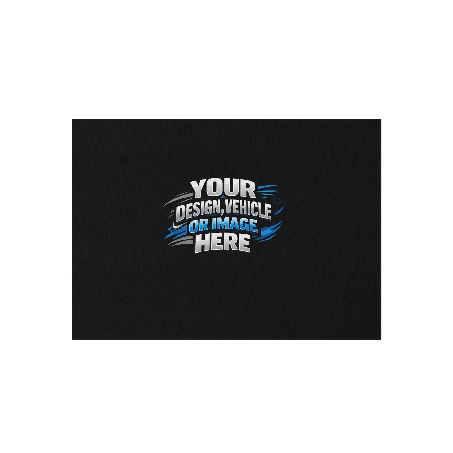 Custom Outdoor Rug — Personalized Design, Vehicle or Image Print
