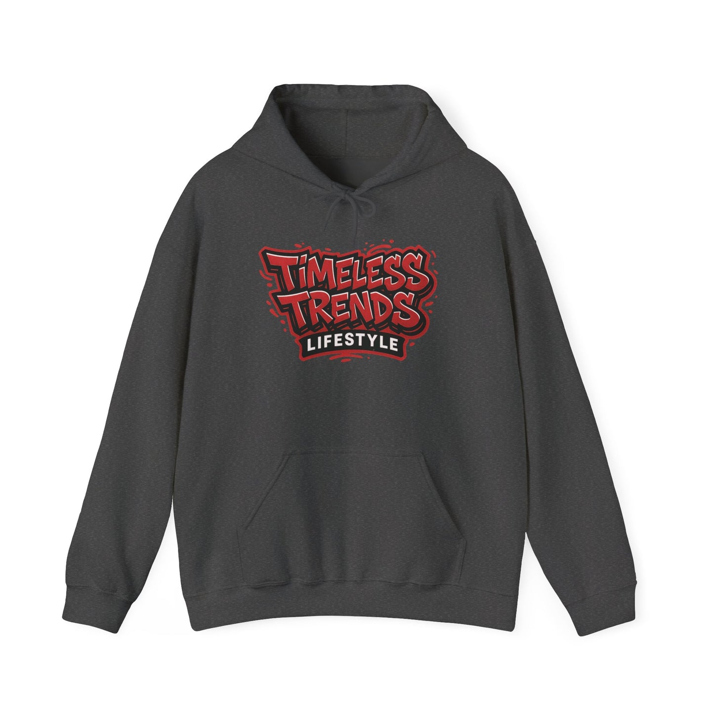 Timeless Trends Lifestyle Hoodie — Retro Streetwear Logo Pullover