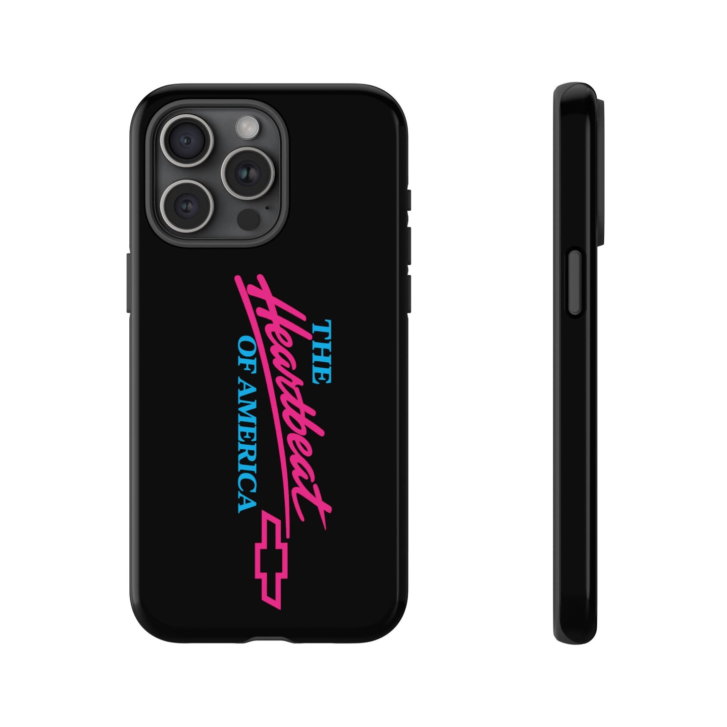 Phone Case — “The Heartbeat of America” Retro Chevy Logo, Slim Protective Cover