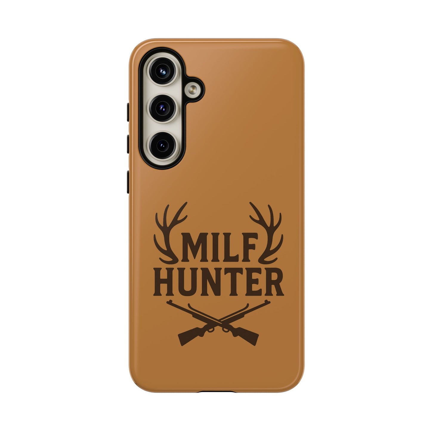 Phone Case, Funny Milf Hunter Design for Tough Cases, Rugged Protective Cover,