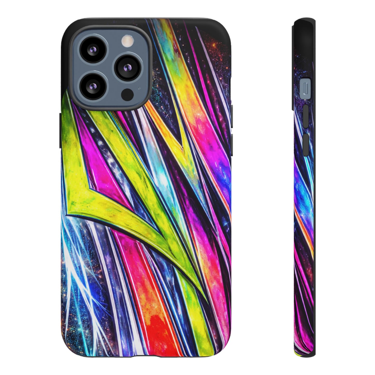 Neon Graffiti Phone Case | Tough Case, Vivid Abstract Street Art