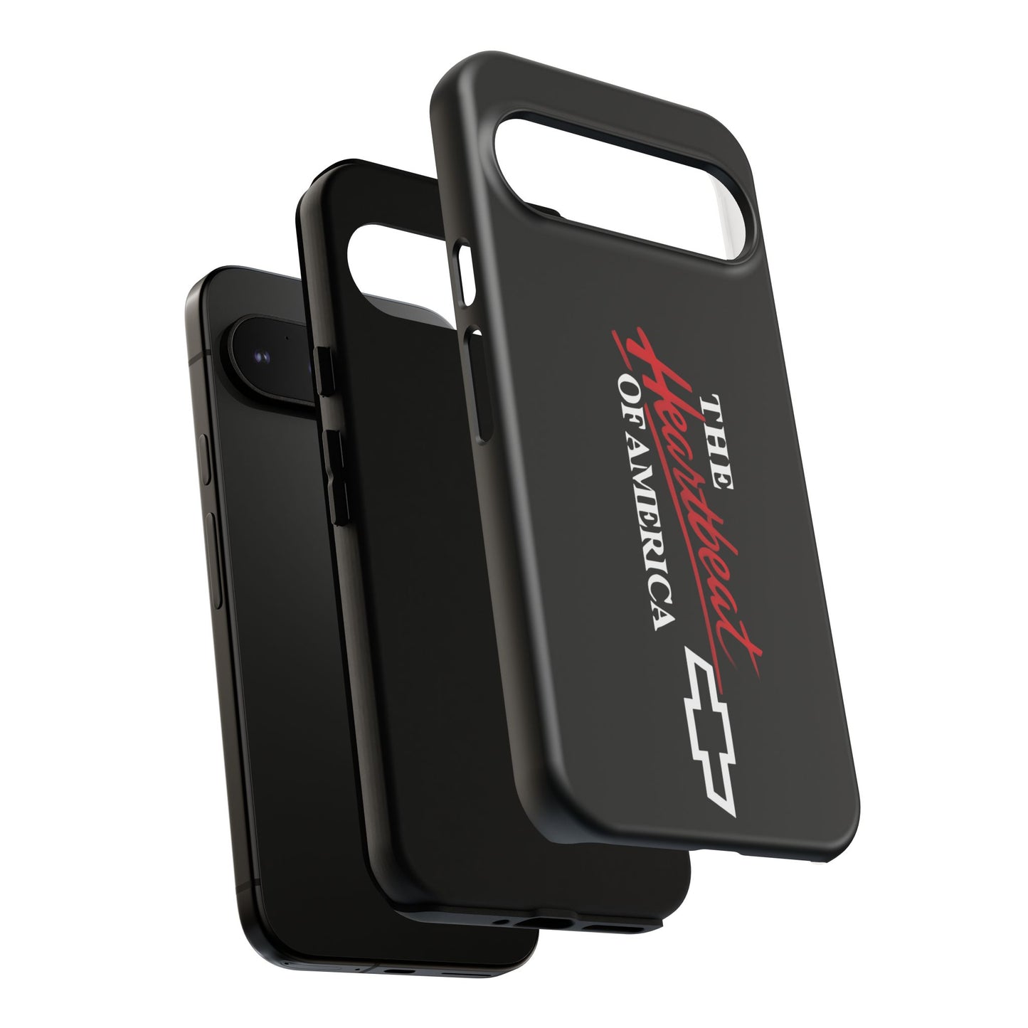 Chevy Phone Case, Tough Cases for Car Lovers, Vintage Style Cover, Heartbeat