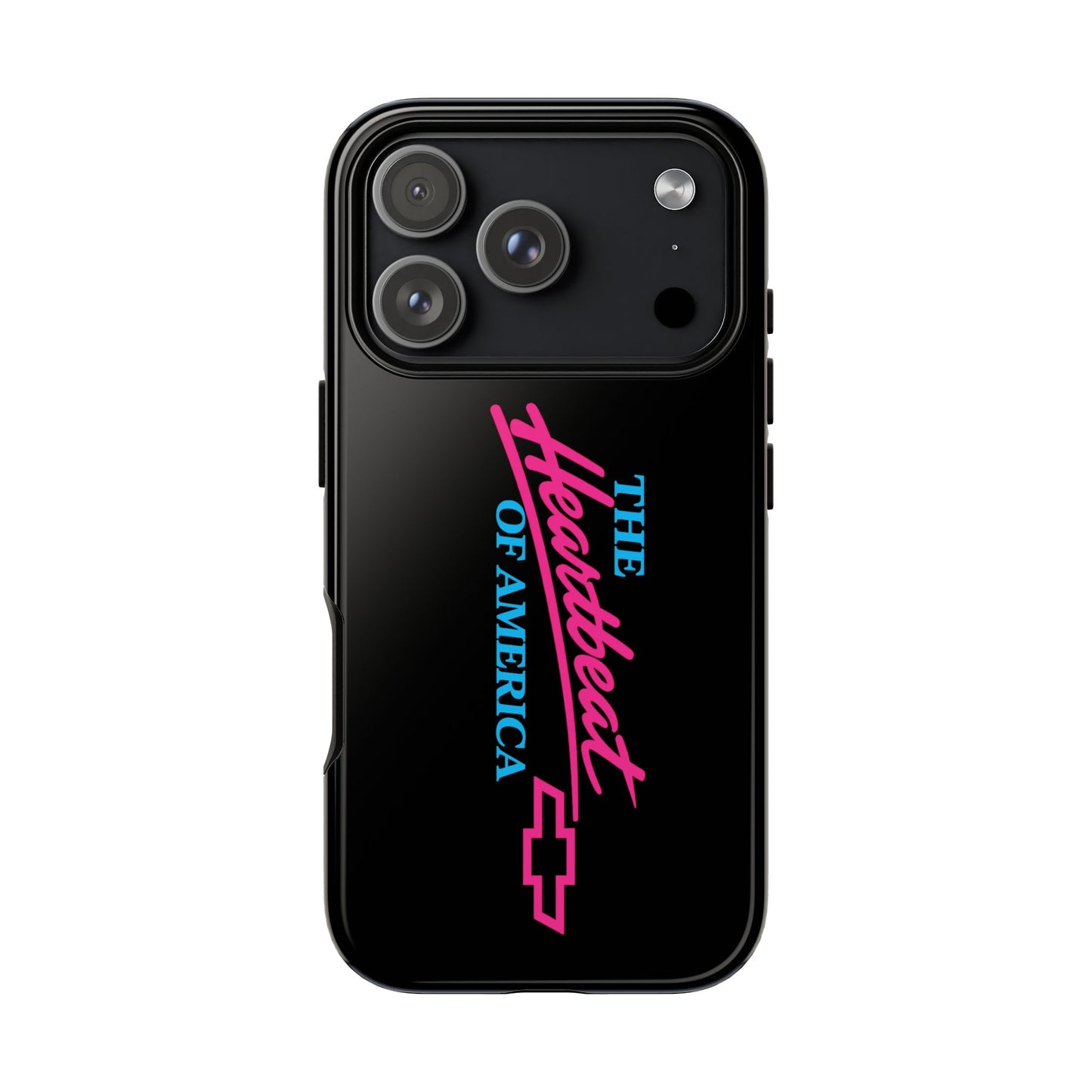 Phone Case — “The Heartbeat of America” Retro Chevy Logo, Slim Protective Cover