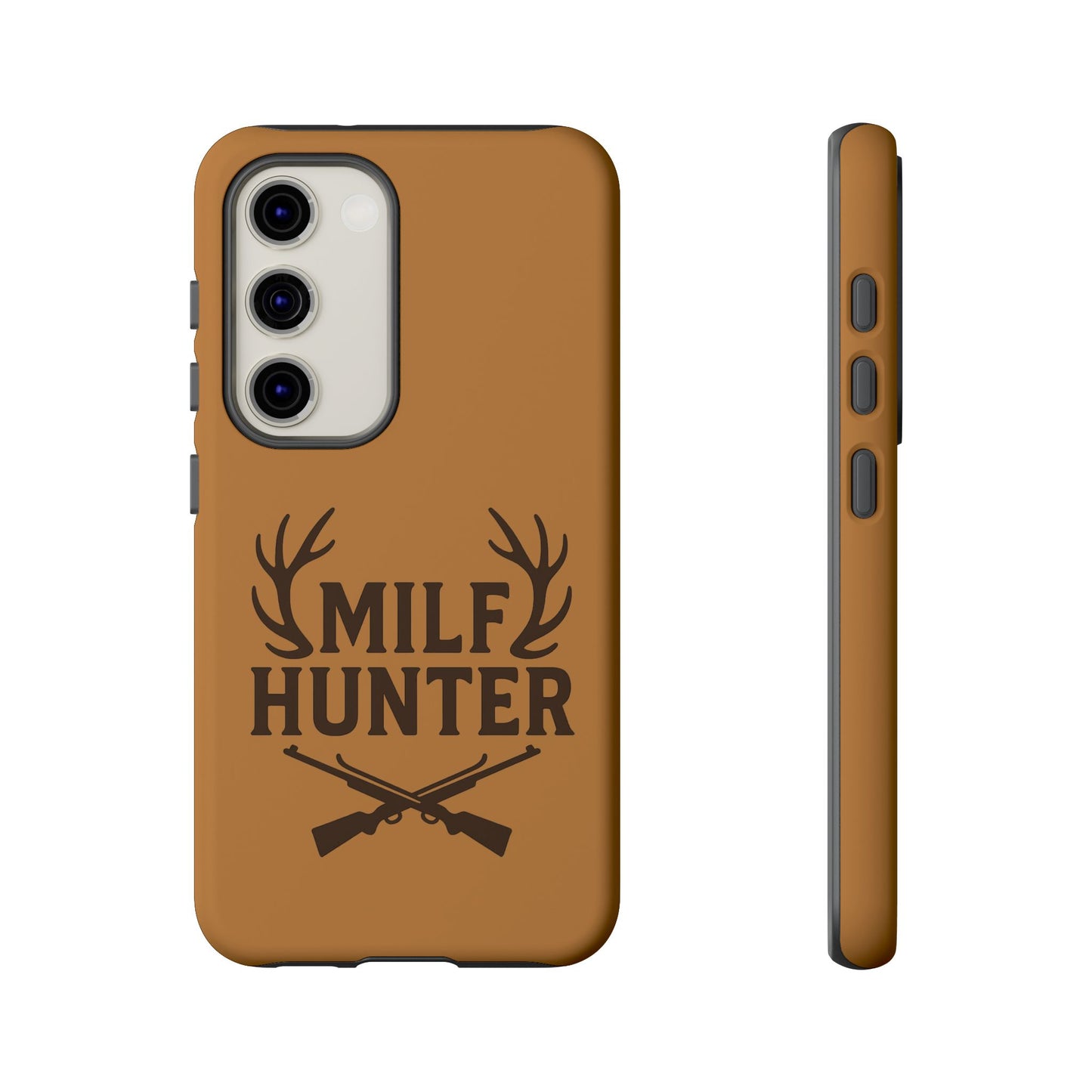 Phone Case, Funny Milf Hunter Design for Tough Cases, Rugged Protective Cover,