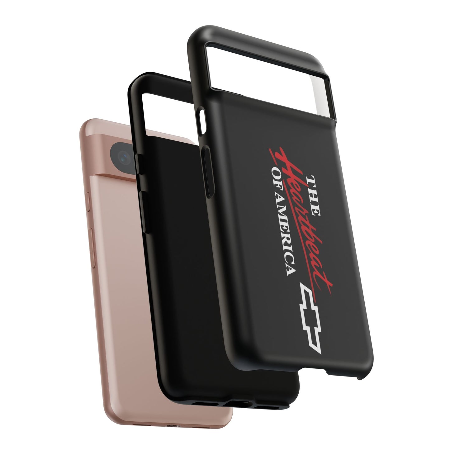 Chevy Phone Case, Tough Cases for Car Lovers, Vintage Style Cover, Heartbeat