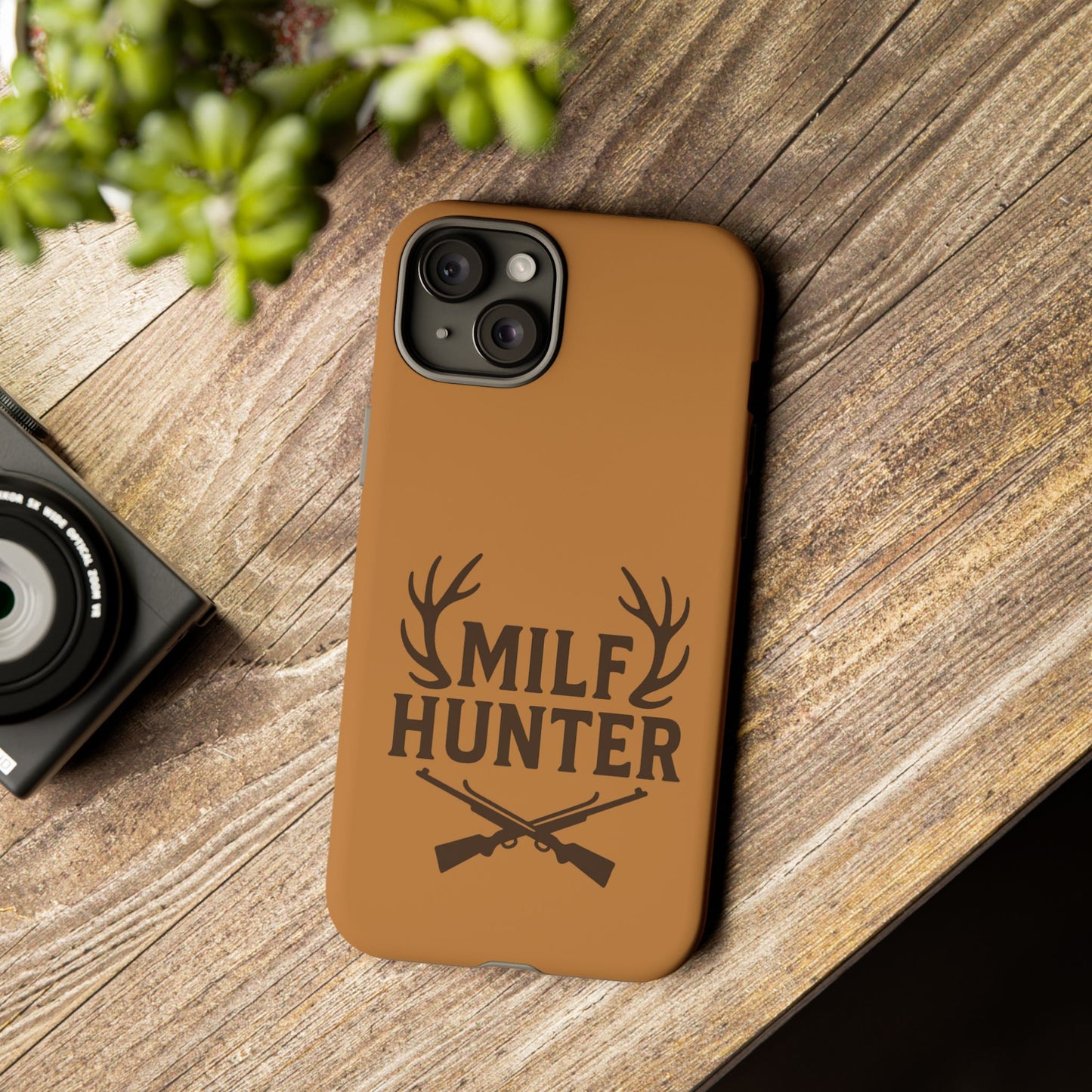 Phone Case, Funny Milf Hunter Design for Tough Cases, Rugged Protective Cover,