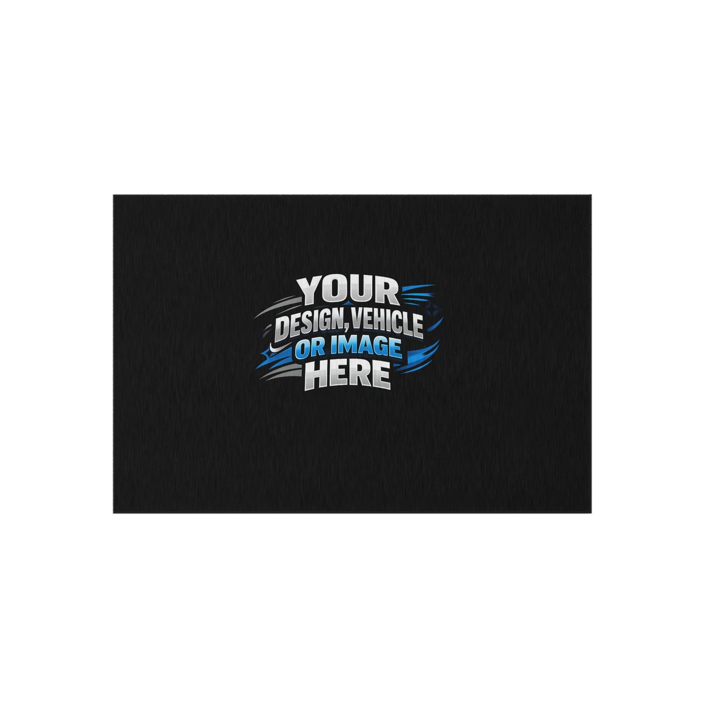 Custom Outdoor Rug — Personalized Design, Vehicle or Image Print