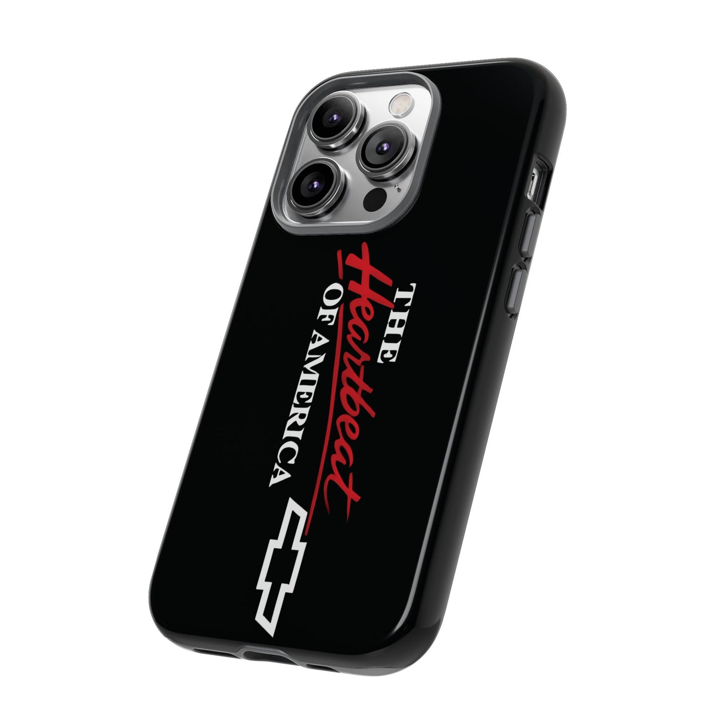 Chevy Phone Case, Tough Cases for Car Lovers, Vintage Style Cover, Heartbeat