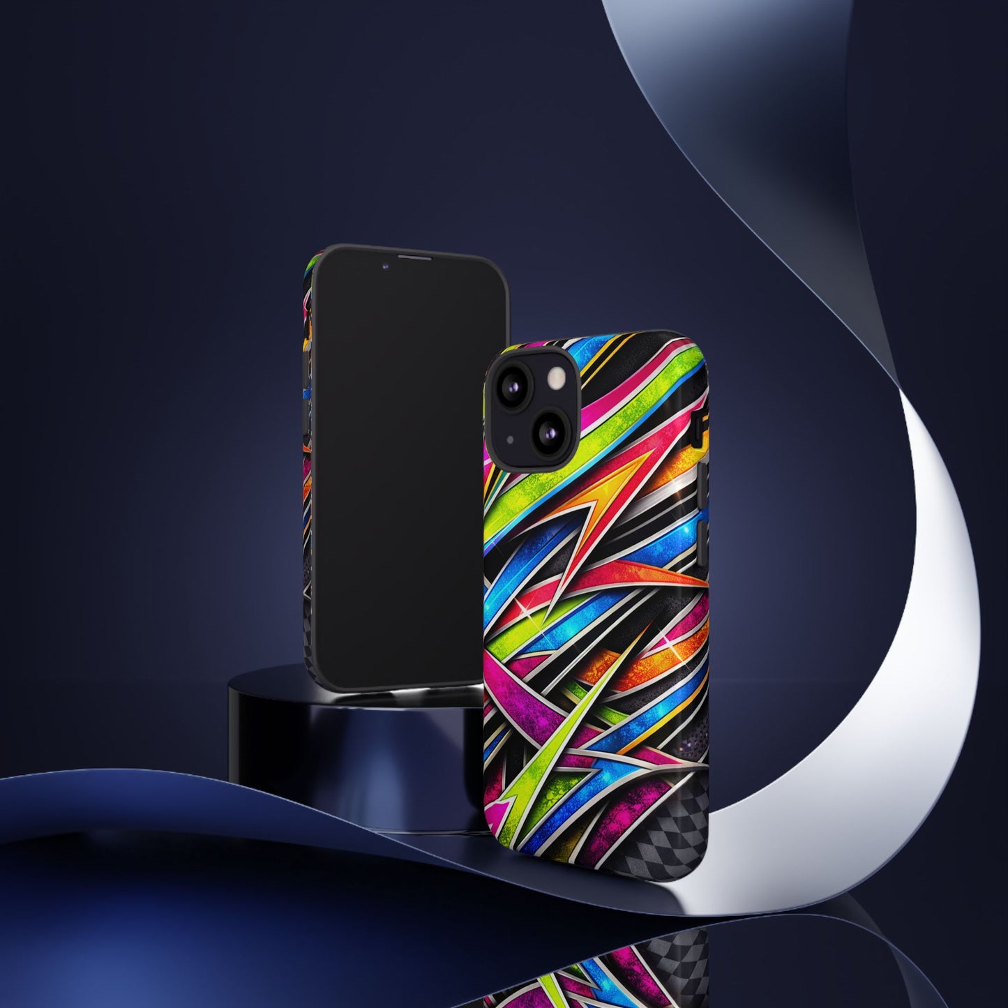 Minitruck Inspired Graphic Tough Phone Case – Impact Resistant