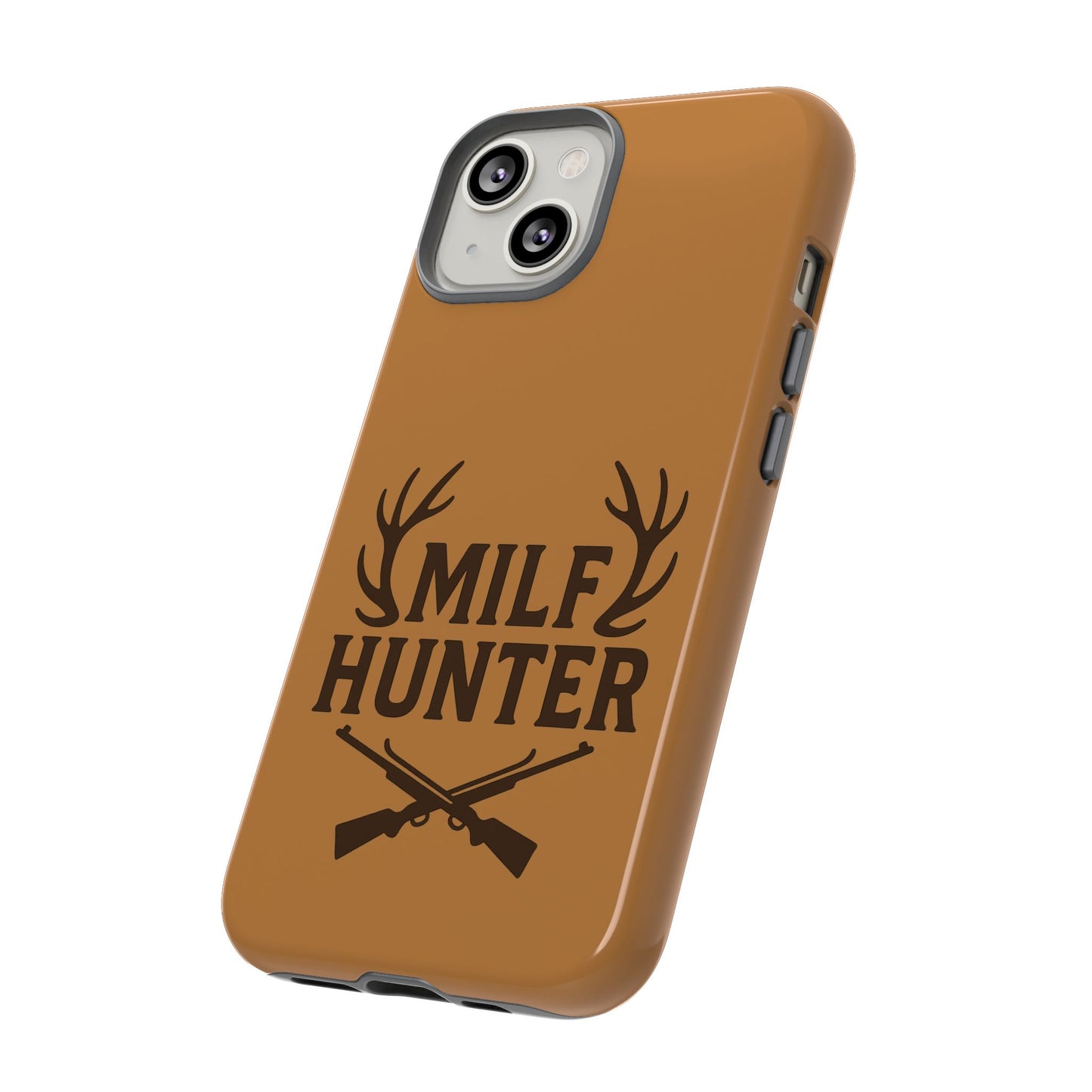 Phone Case, Funny Milf Hunter Design for Tough Cases, Rugged Protective Cover,