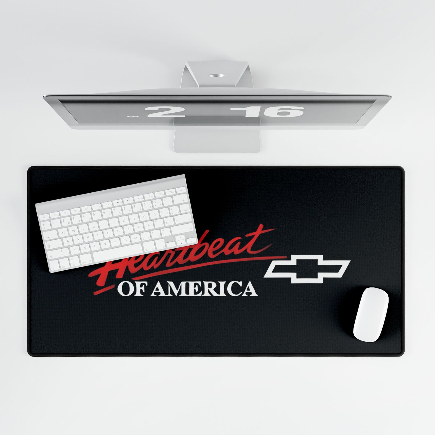 Chevrolet Heartbeat of America Desk Mat - Gamer, Office Decor, Car Enthusiast,