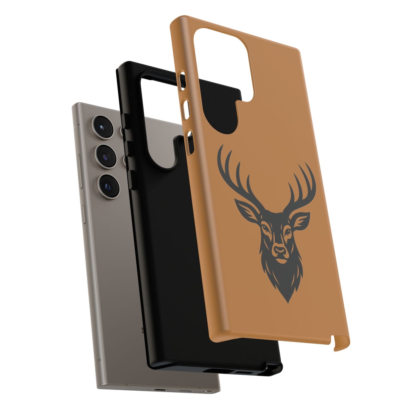 Phone Cases, Deer Buck with Antlers Wildlife Nature Design, Animal Lover Gift,