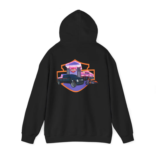Harley Davidson Super Duty Hoodie — Motorcycle Logo Pullover