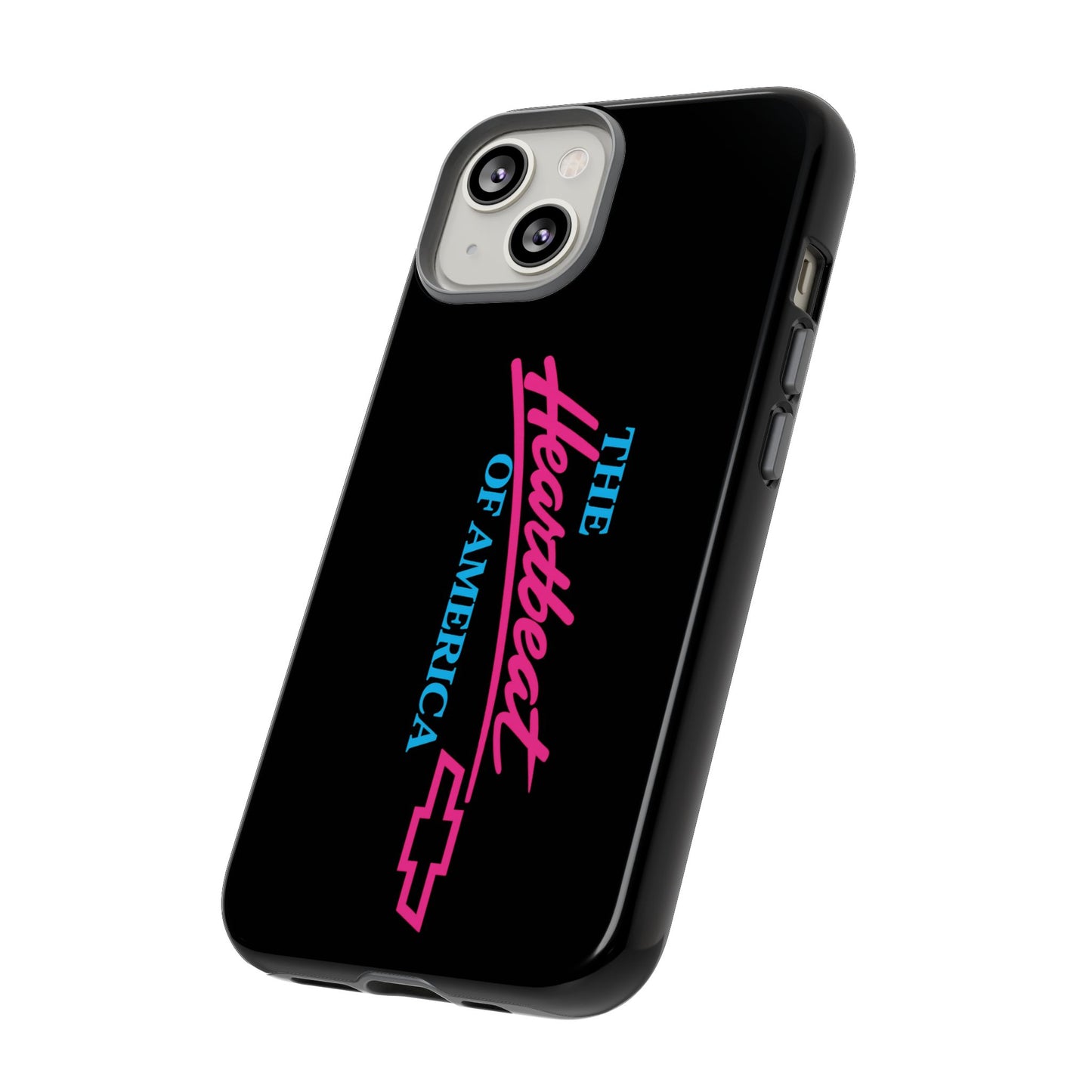 Phone Case — “The Heartbeat of America” Retro Chevy Logo, Slim Protective Cover