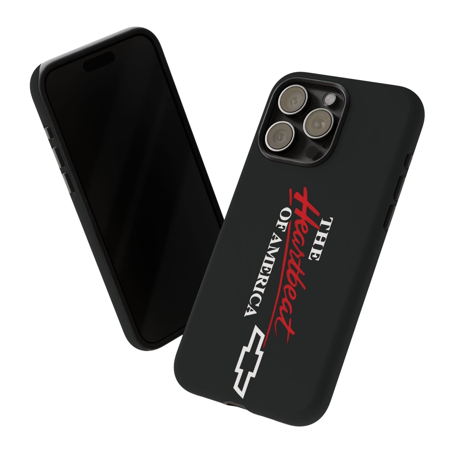 Chevy Phone Case, Tough Cases for Car Lovers, Vintage Style Cover, Heartbeat