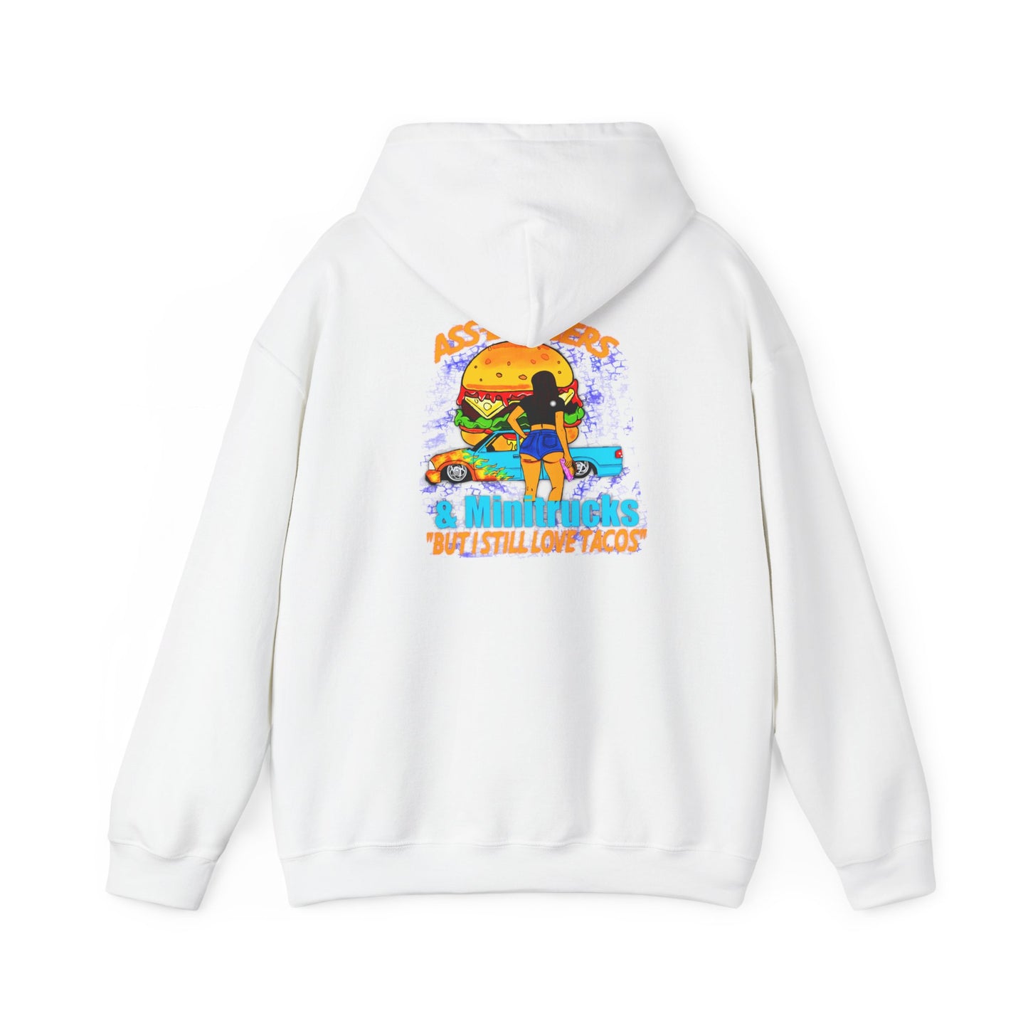 Minitrucks and Tacos Hoodie — Vintage Truck Graphic Sweatshirt