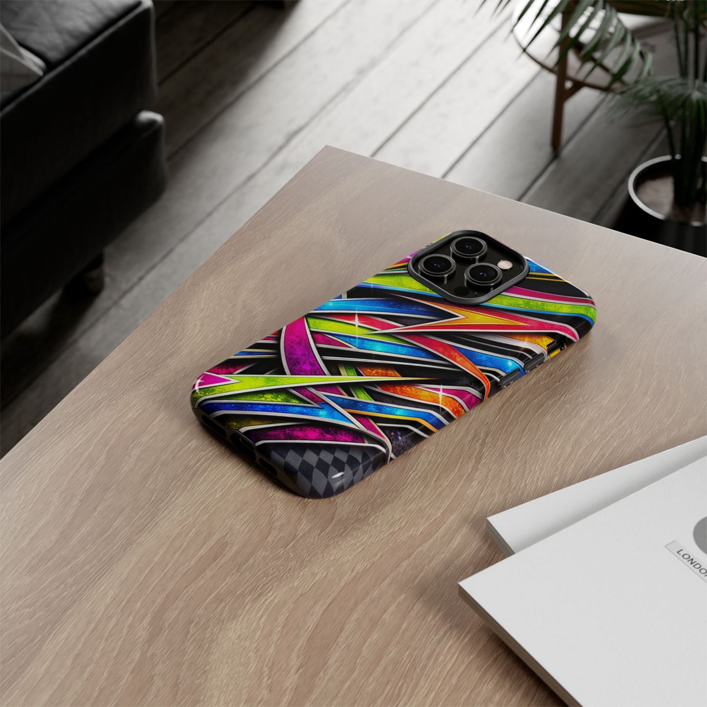 Minitruck Inspired Graphic Tough Phone Case – Impact Resistant