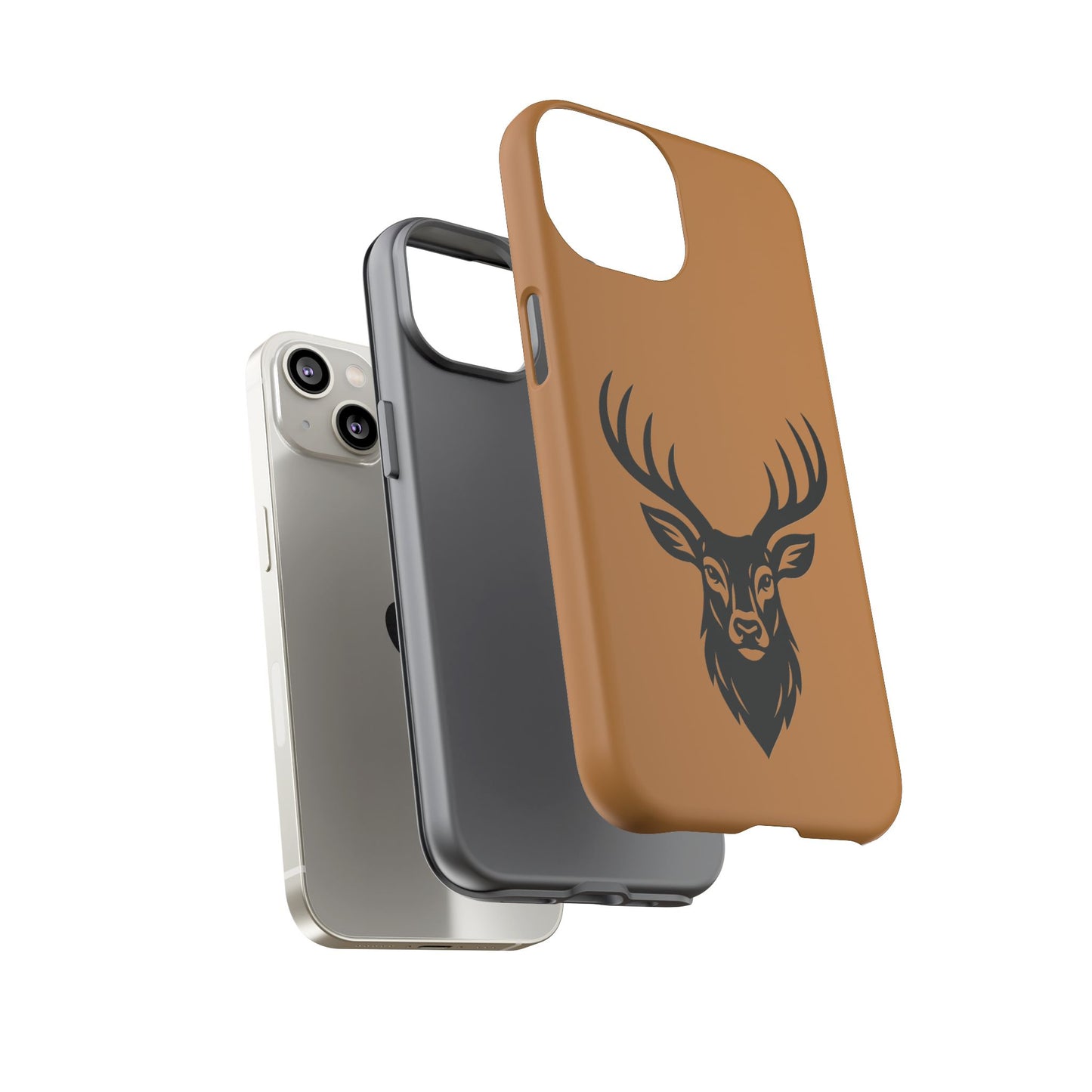 Phone Cases, Deer Buck with Antlers Wildlife Nature Design, Animal Lover Gift,