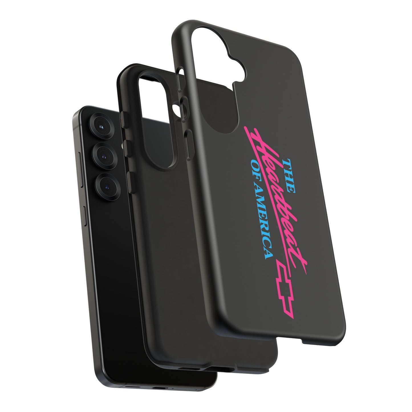 Phone Case — “The Heartbeat of America” Retro Chevy Logo, Slim Protective Cover