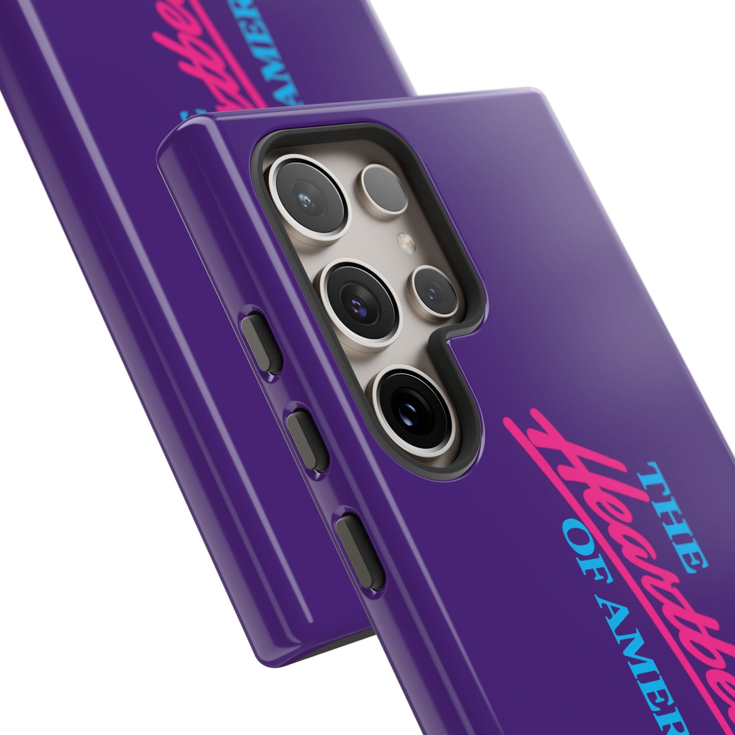 Purple  “The Heartbeat of America” Retro Chevy Logo, Slim Protective Cover