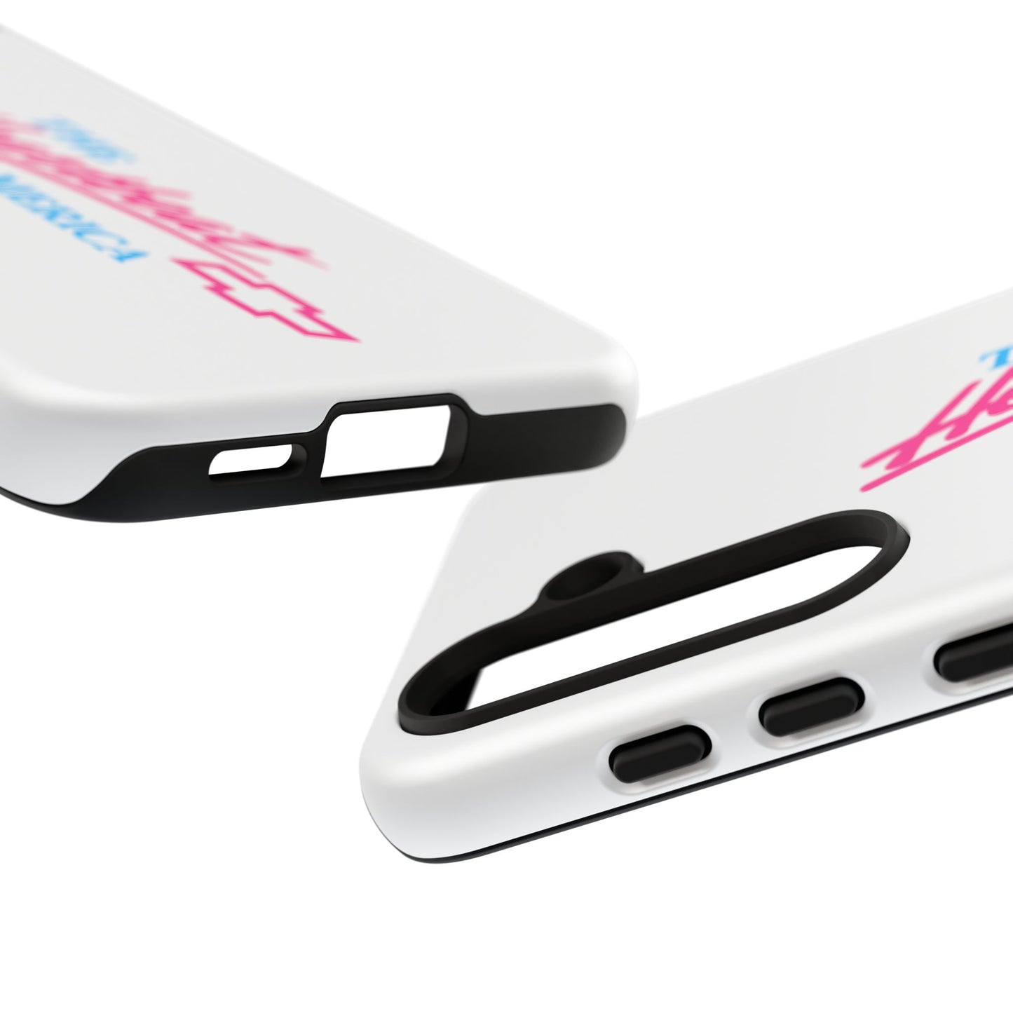 White  “The Heartbeat of America” Retro Chevy Logo, Slim Protective Cover