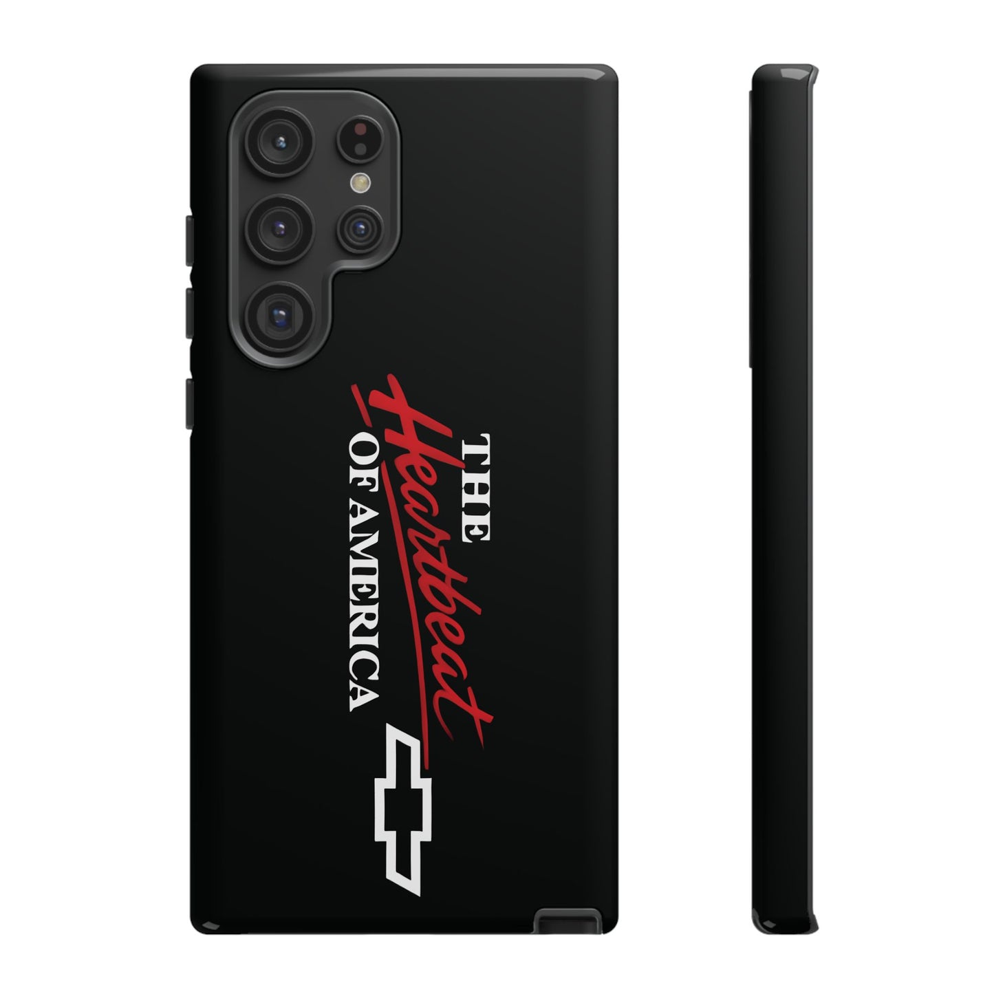 Chevy Phone Case, Tough Cases for Car Lovers, Vintage Style Cover, Heartbeat