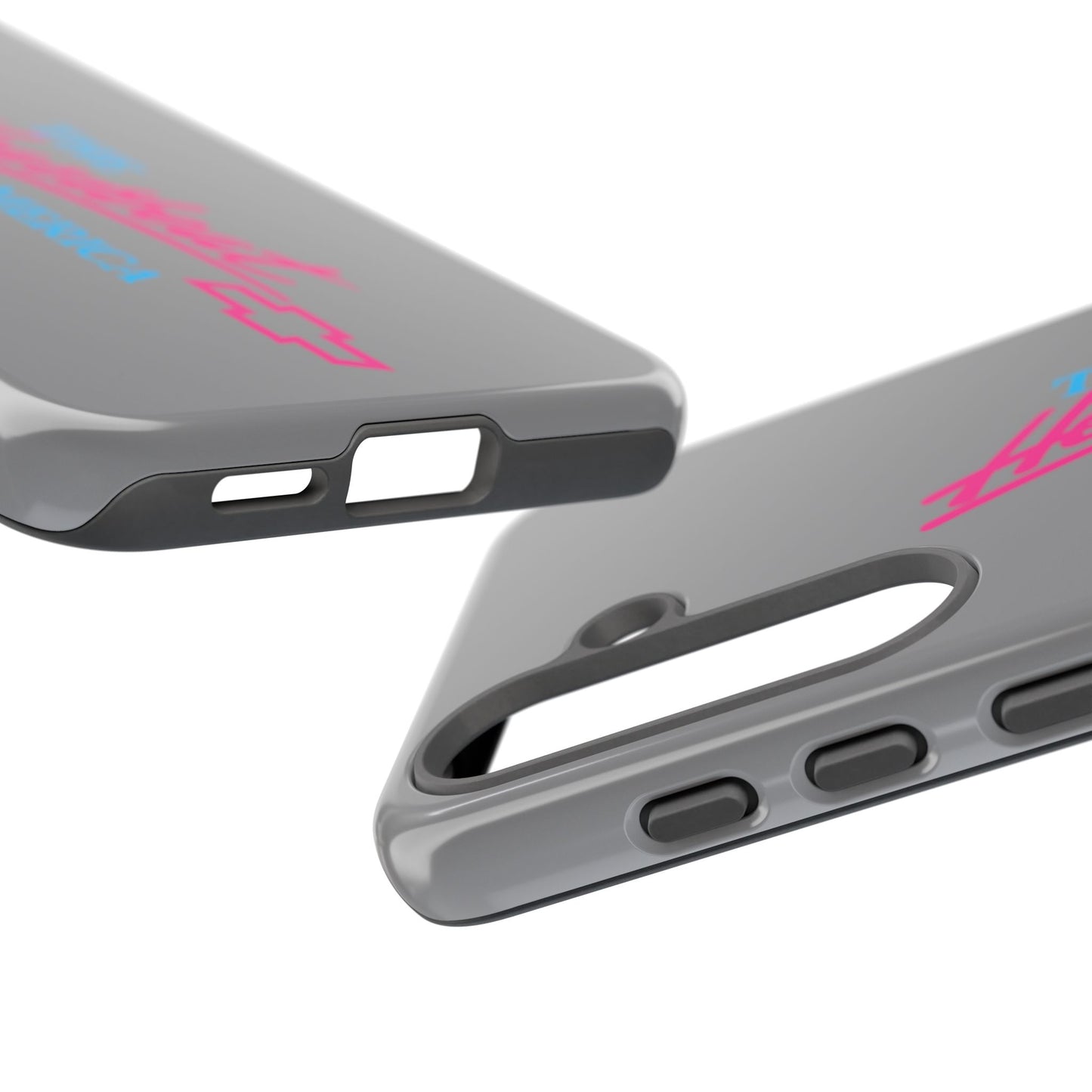 Silver “The Heartbeat of America” Retro Chevy Logo, Slim Protective Cover