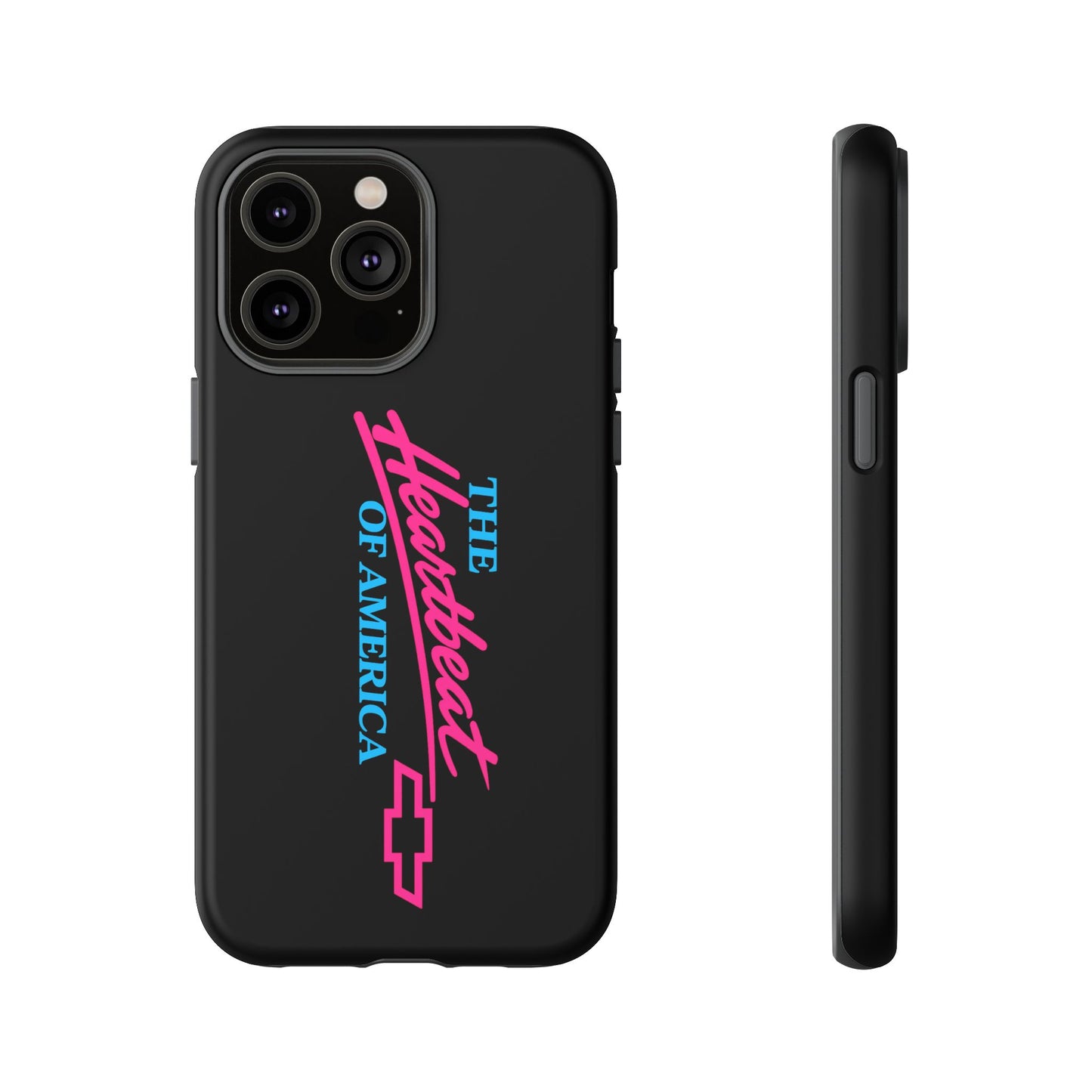 Phone Case — “The Heartbeat of America” Retro Chevy Logo, Slim Protective Cover