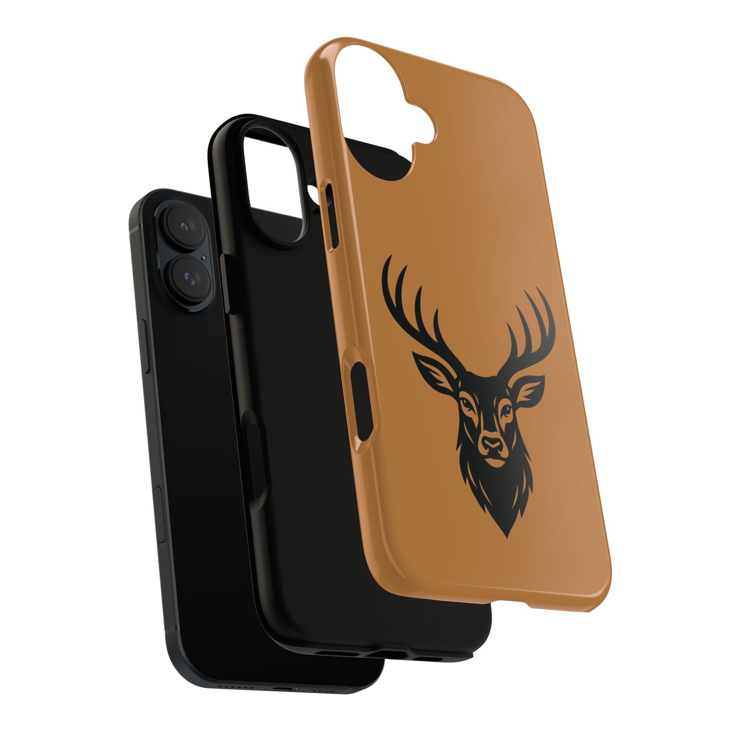 Phone Cases, Deer Buck with Antlers Wildlife Nature Design, Animal Lover Gift,