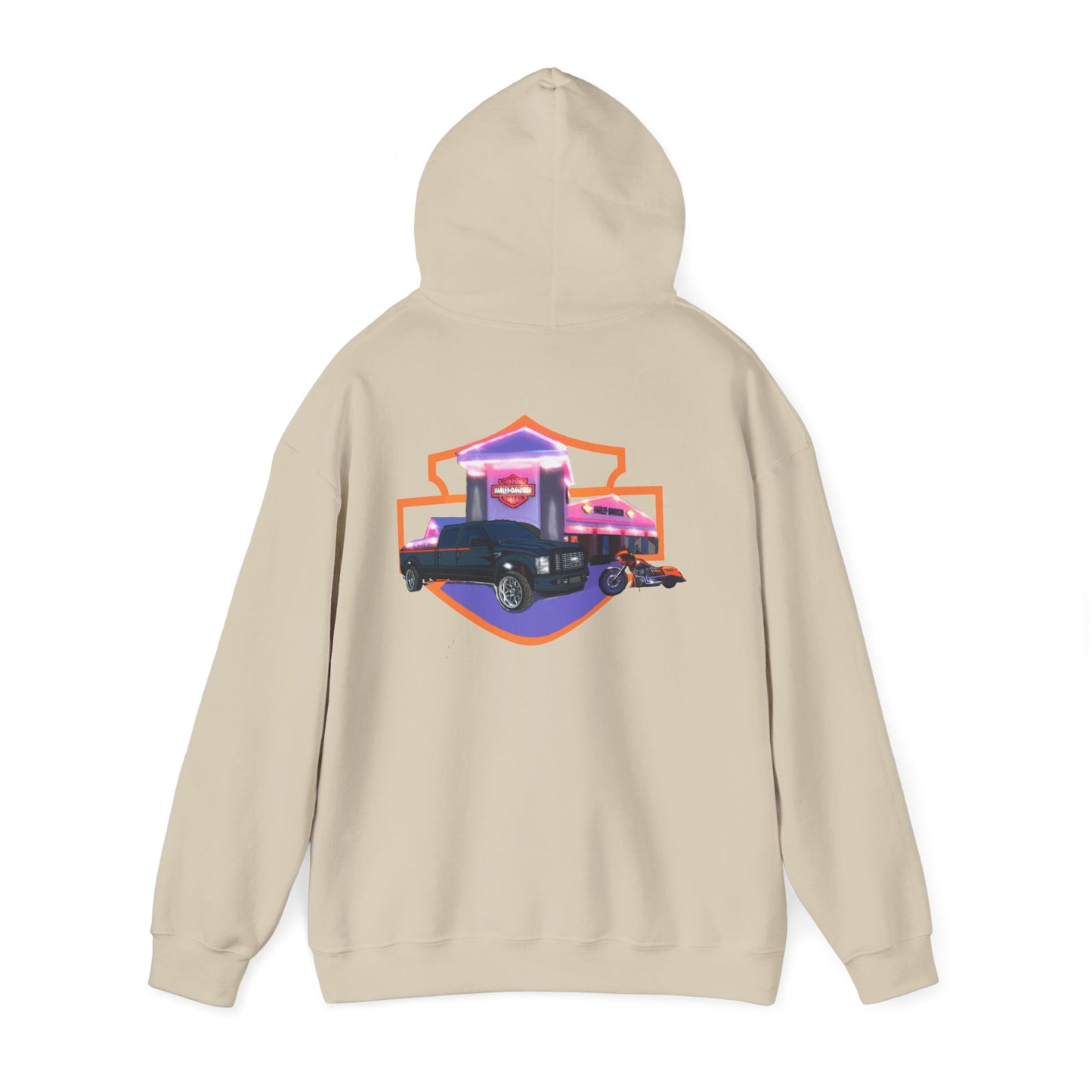 Harley Davidson Super Duty Hoodie — Motorcycle Logo Pullover