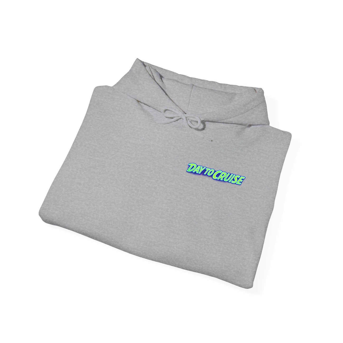 Cruise Night Hoodie — "Day To Cruise" Retro UFO Car Graphic