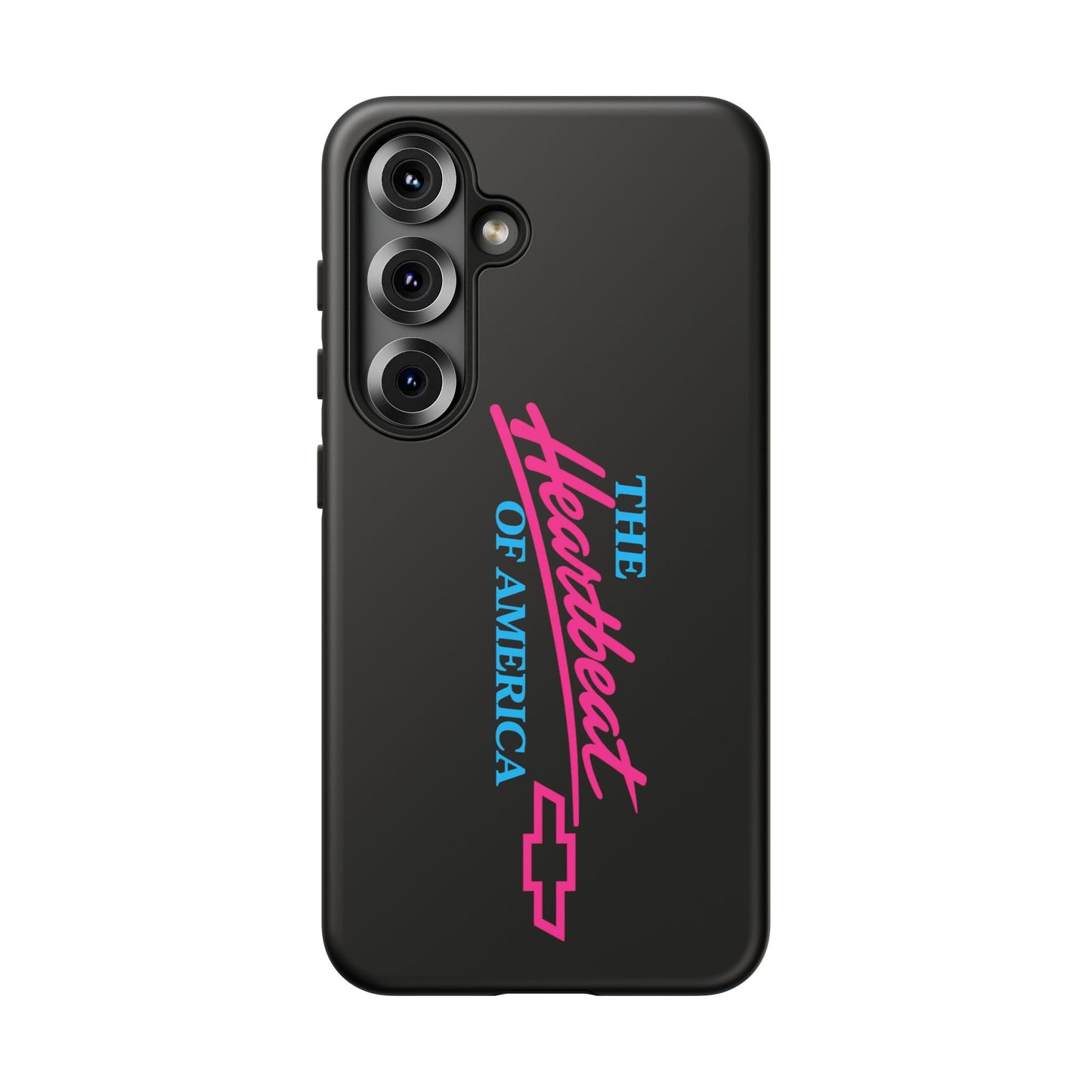 Phone Case — “The Heartbeat of America” Retro Chevy Logo, Slim Protective Cover