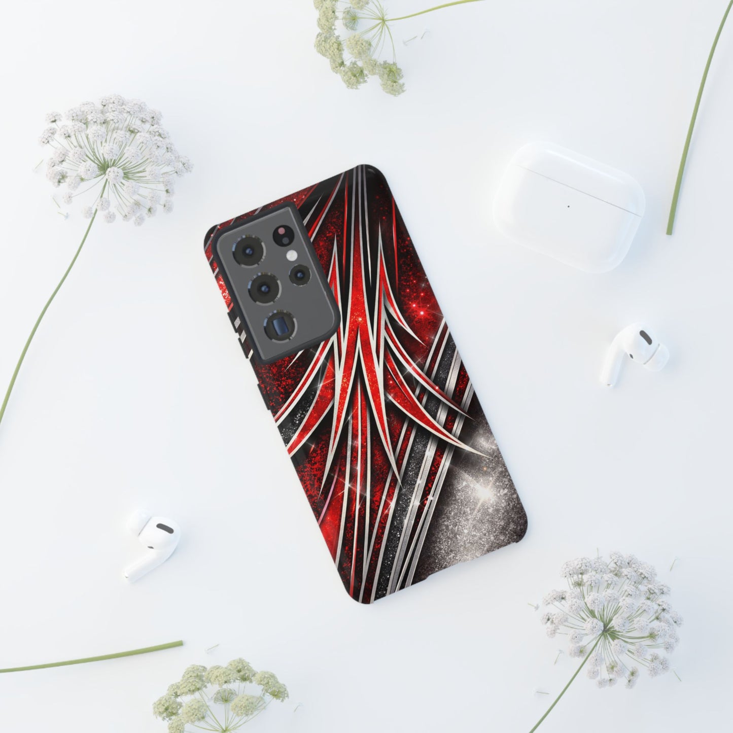 Mini Truck Inspired Pinstripe Graphic Heavy Duty Phone Case