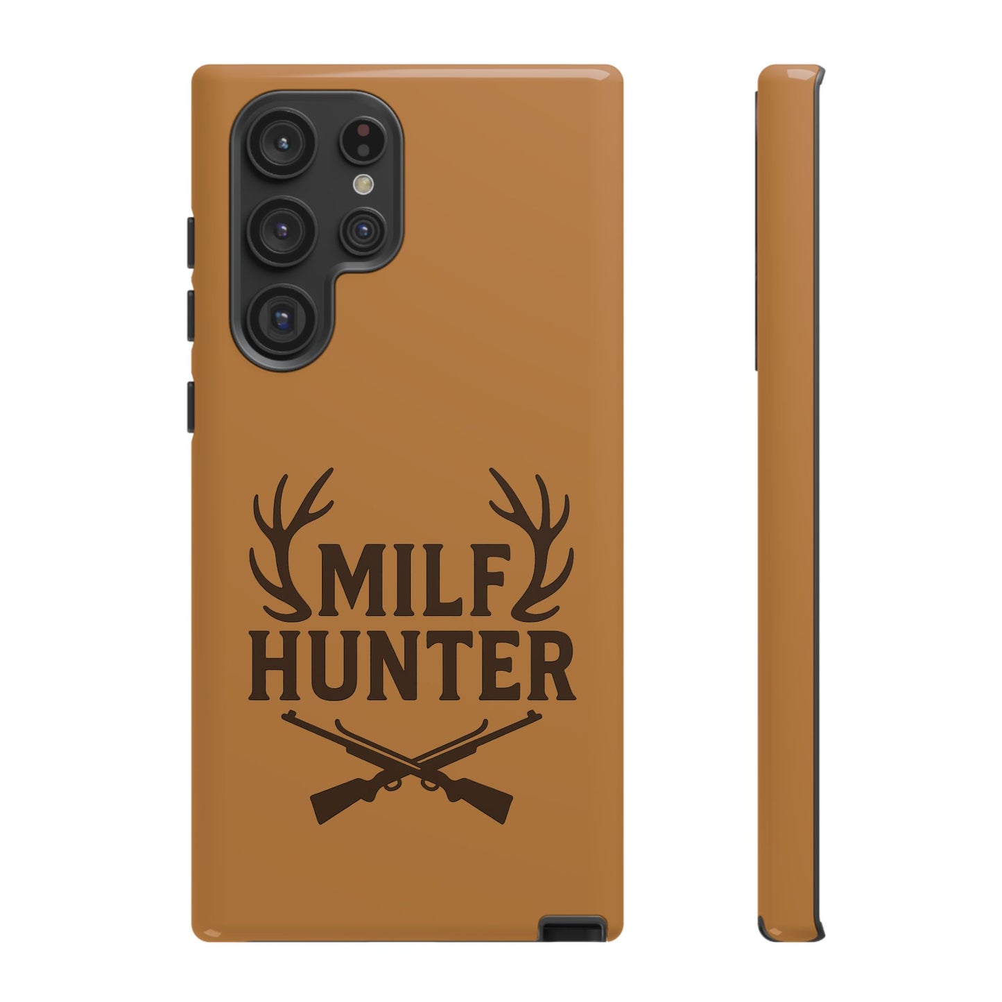 Phone Case, Funny Milf Hunter Design for Tough Cases, Rugged Protective Cover,
