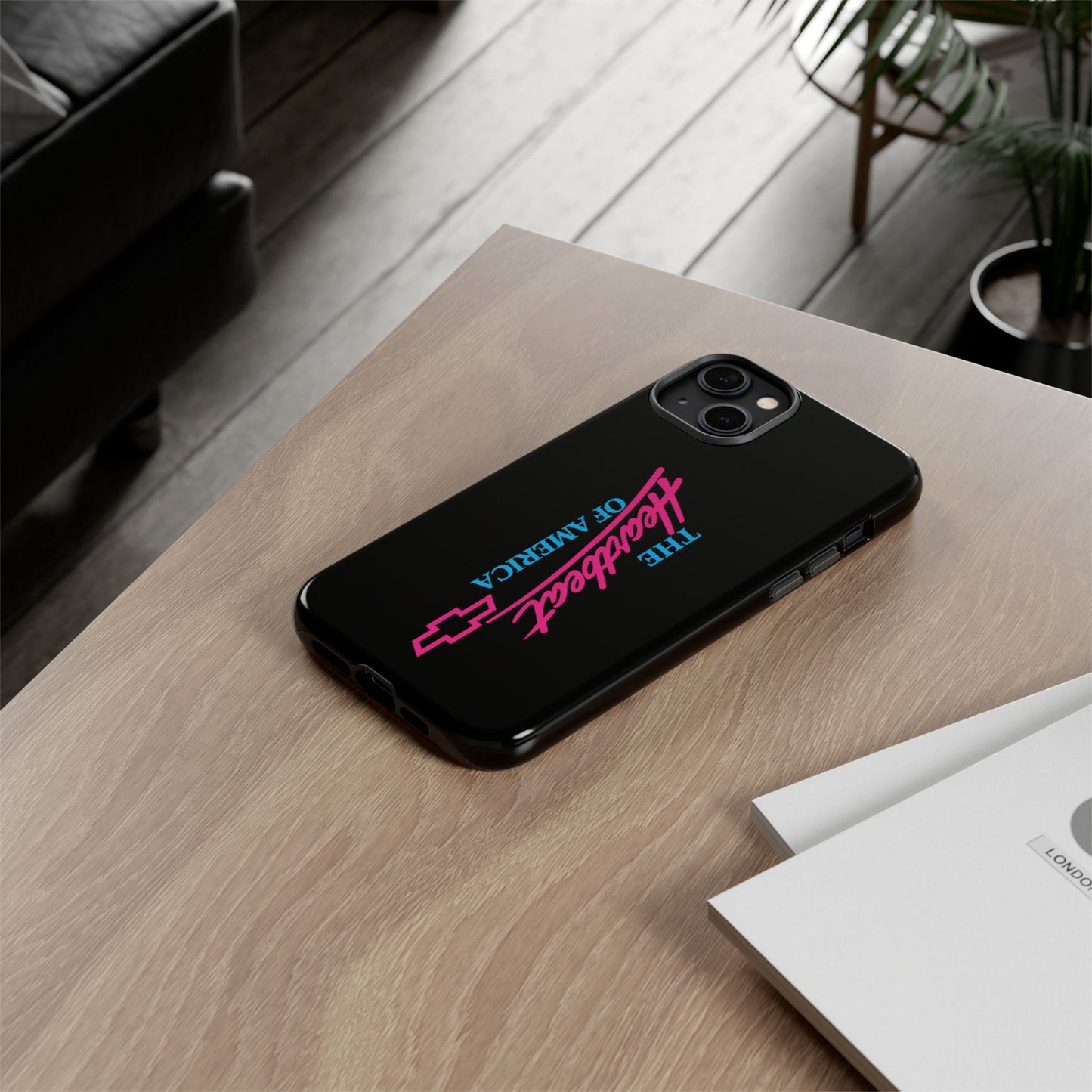 Phone Case — “The Heartbeat of America” Retro Chevy Logo, Slim Protective Cover