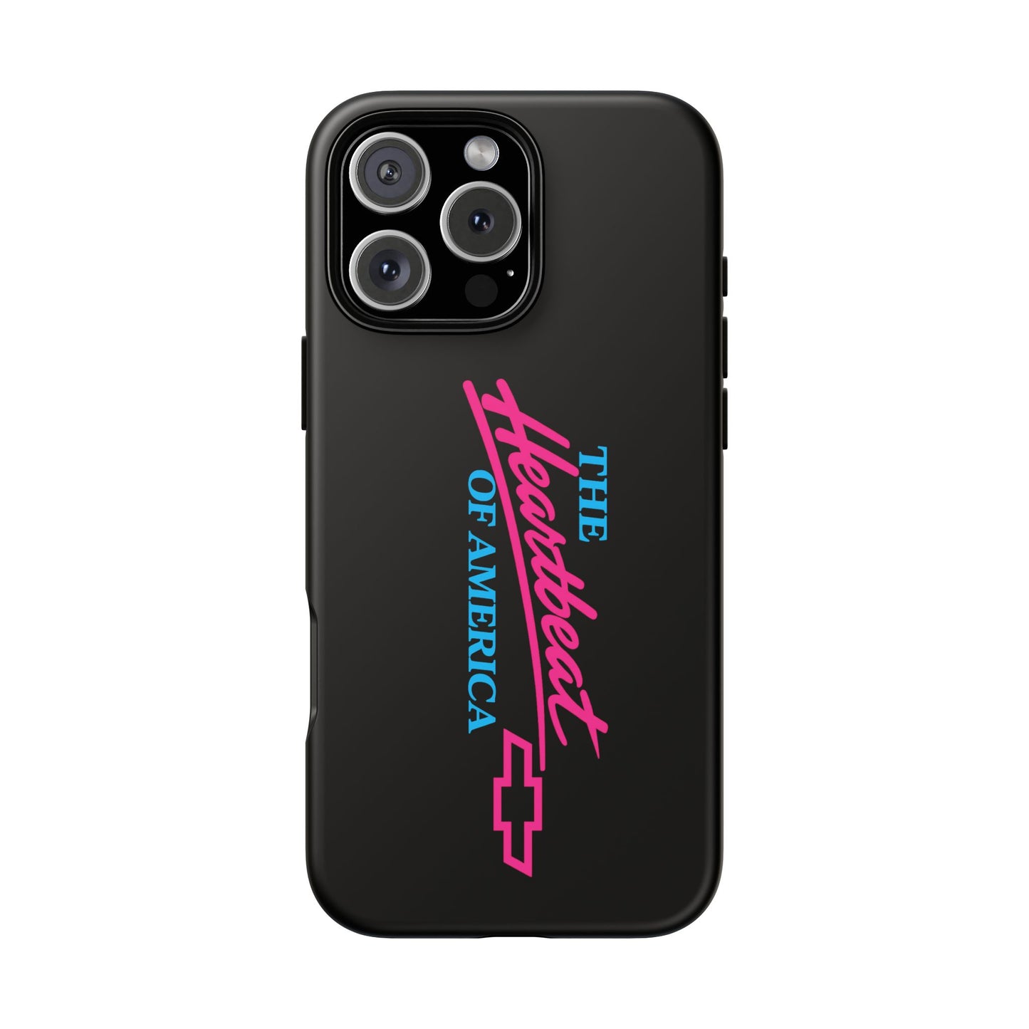 Phone Case — “The Heartbeat of America” Retro Chevy Logo, Slim Protective Cover